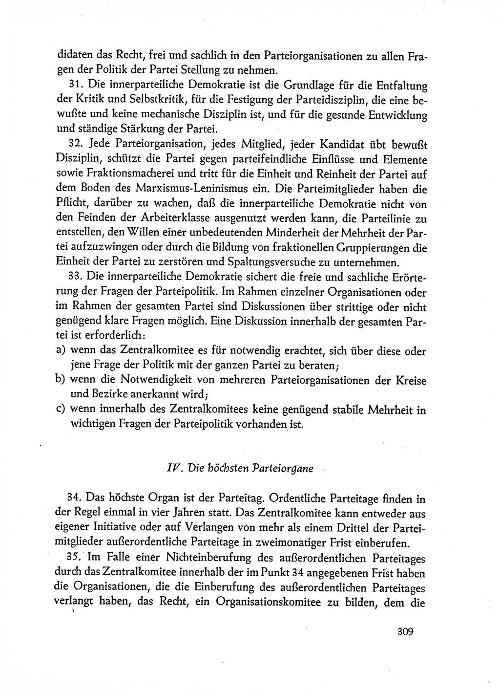 Dokumente der Sozialistischen Einheitspartei Deutschlands (SED) [Deutsche Demokratische Republik (DDR)] 1962-1963, Seite 309 (Dok. SED DDR 1962-1963, S. 309)