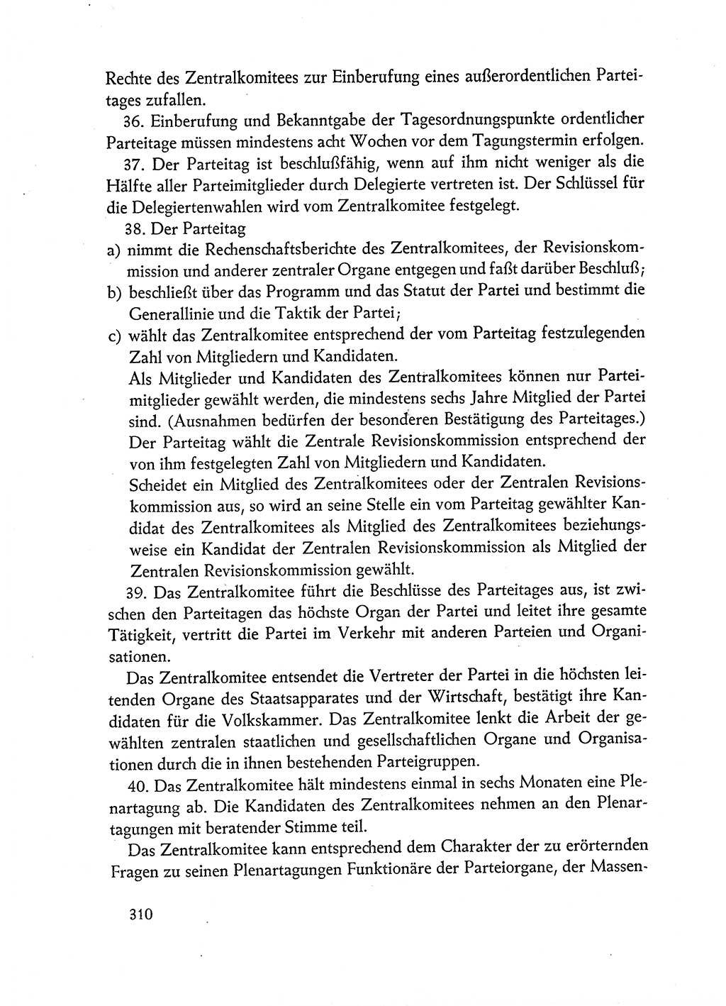 Dokumente der Sozialistischen Einheitspartei Deutschlands (SED) [Deutsche Demokratische Republik (DDR)] 1962-1963, Seite 310 (Dok. SED DDR 1962-1963, S. 310)