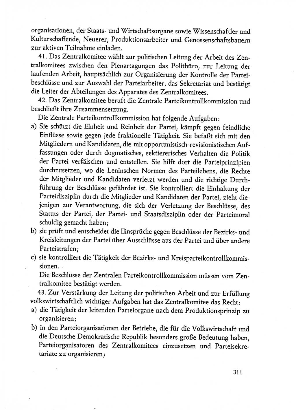 Dokumente der Sozialistischen Einheitspartei Deutschlands (SED) [Deutsche Demokratische Republik (DDR)] 1962-1963, Seite 311 (Dok. SED DDR 1962-1963, S. 311)