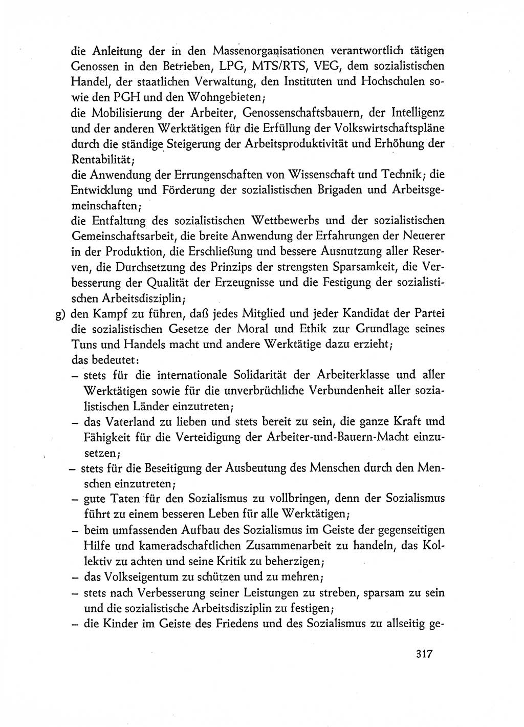 Dokumente der Sozialistischen Einheitspartei Deutschlands (SED) [Deutsche Demokratische Republik (DDR)] 1962-1963, Seite 317 (Dok. SED DDR 1962-1963, S. 317)