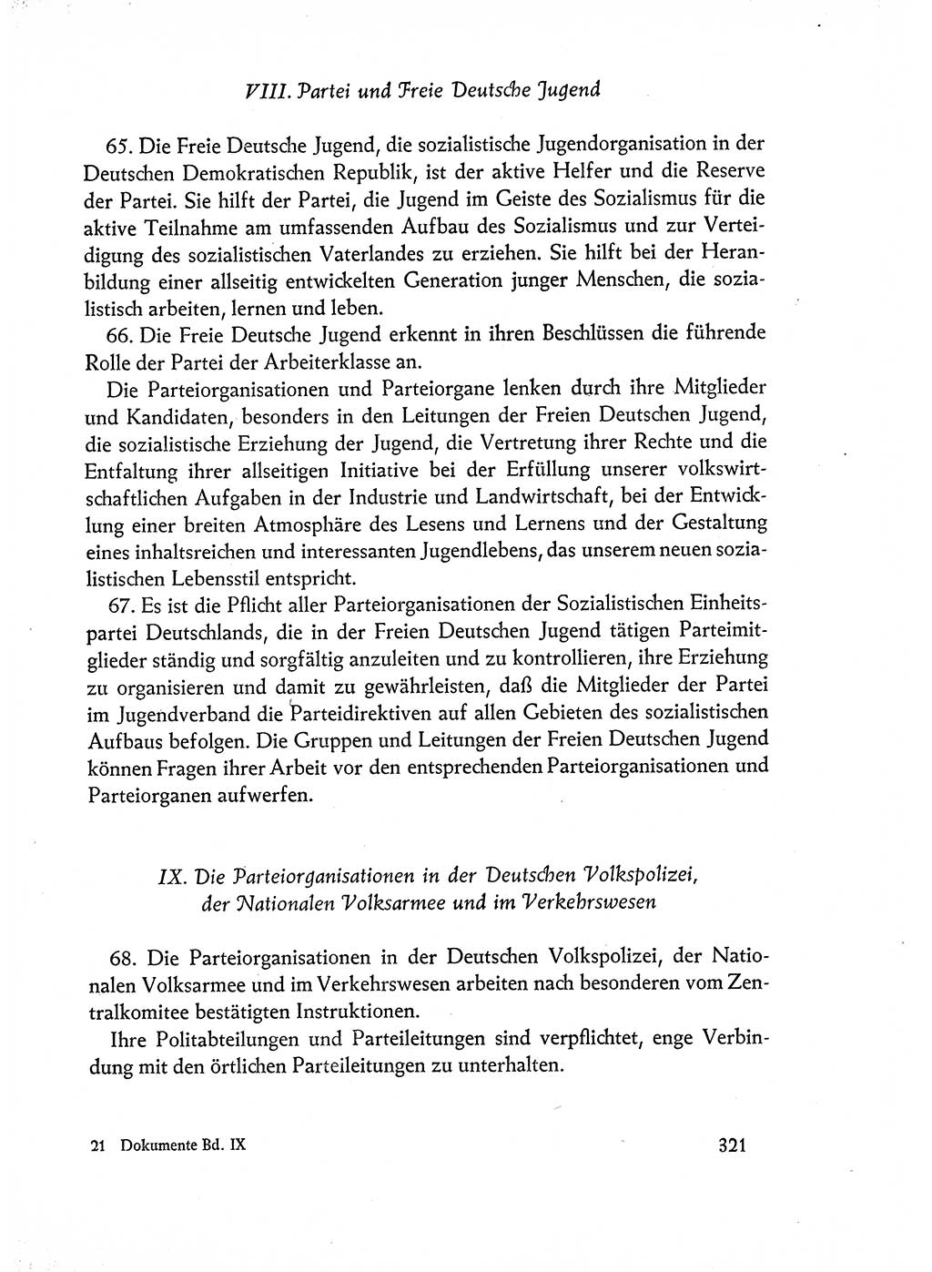 Dokumente der Sozialistischen Einheitspartei Deutschlands (SED) [Deutsche Demokratische Republik (DDR)] 1962-1963, Seite 321 (Dok. SED DDR 1962-1963, S. 321)