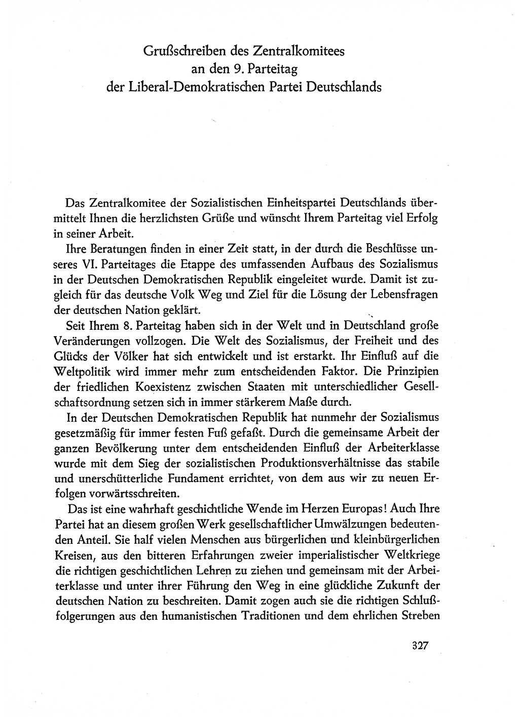 Dokumente der Sozialistischen Einheitspartei Deutschlands (SED) [Deutsche Demokratische Republik (DDR)] 1962-1963, Seite 327 (Dok. SED DDR 1962-1963, S. 327)
