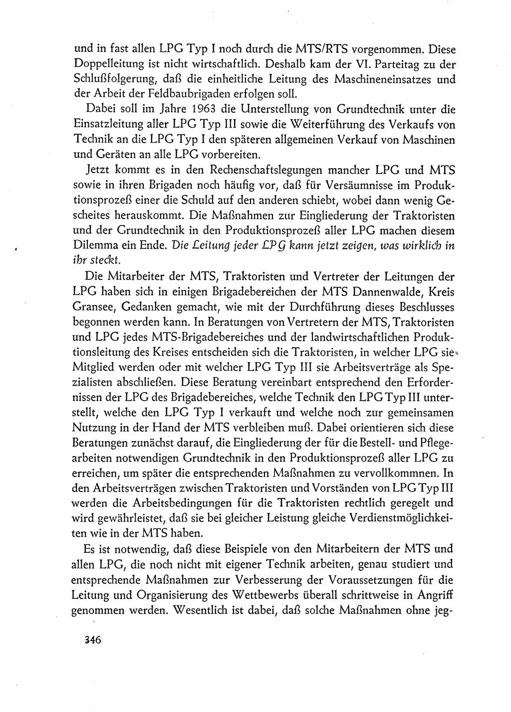 Dokumente der Sozialistischen Einheitspartei Deutschlands (SED) [Deutsche Demokratische Republik (DDR)] 1962-1963, Seite 346 (Dok. SED DDR 1962-1963, S. 346)