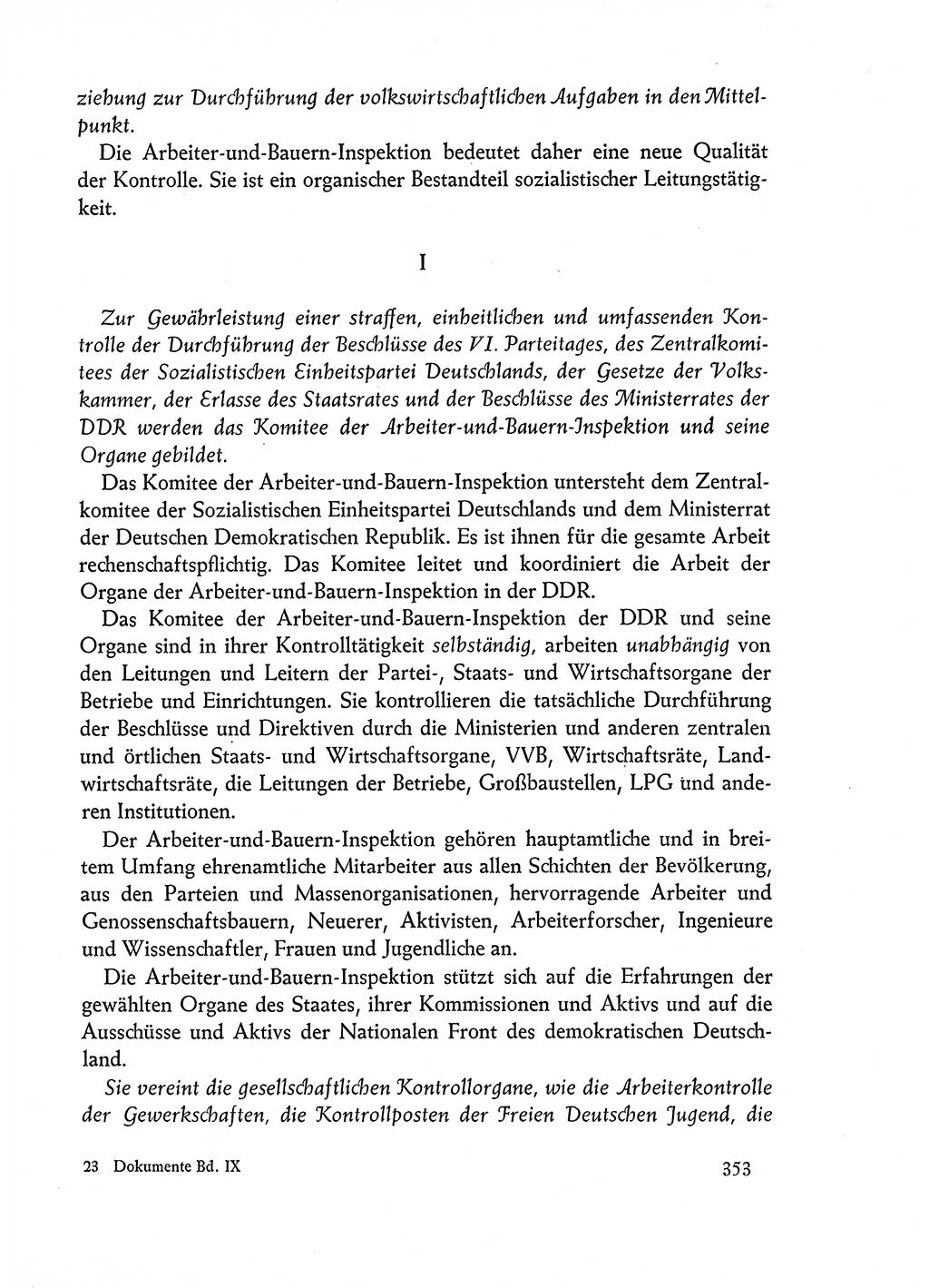 Dokumente der Sozialistischen Einheitspartei Deutschlands (SED) [Deutsche Demokratische Republik (DDR)] 1962-1963, Seite 353 (Dok. SED DDR 1962-1963, S. 353)