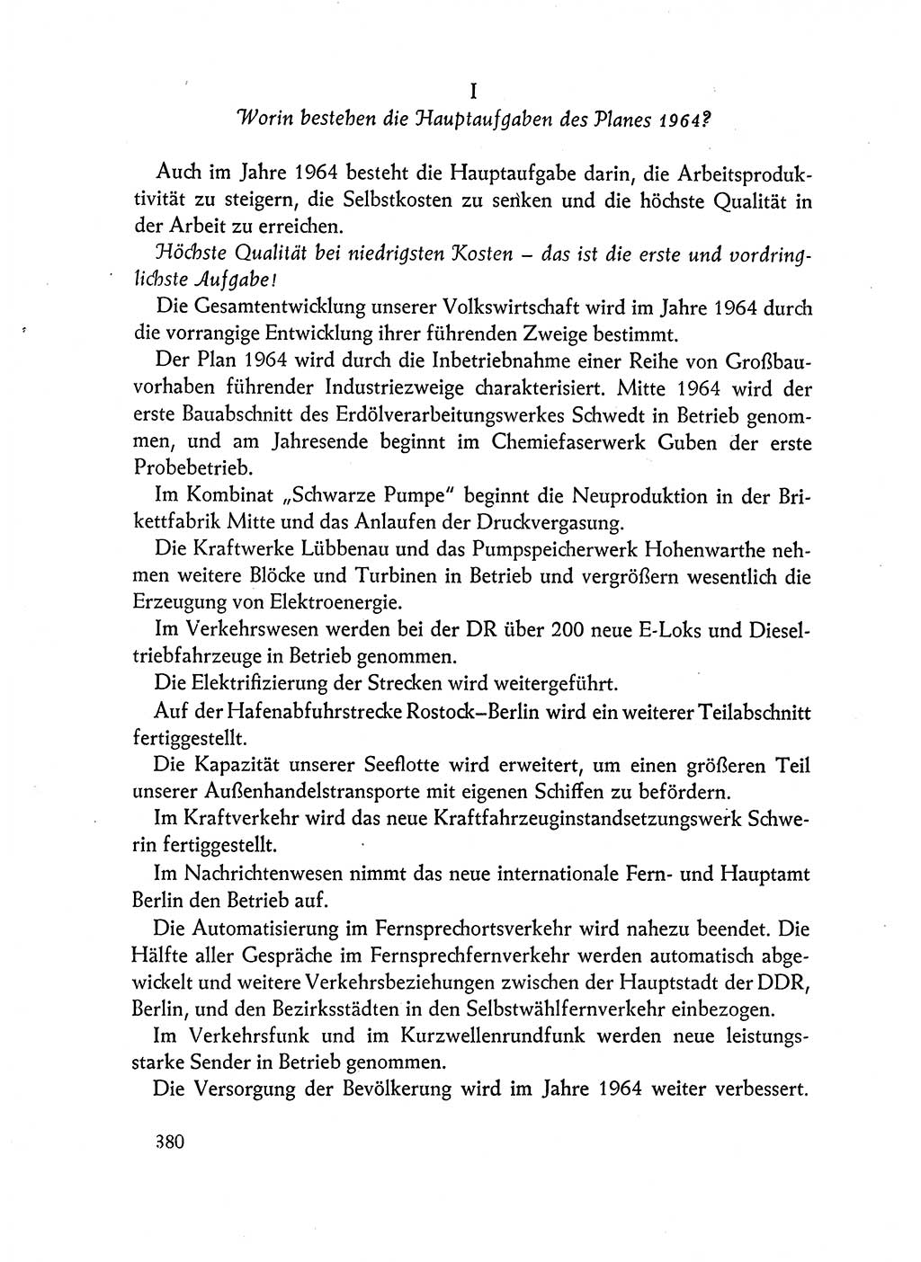 Dokumente der Sozialistischen Einheitspartei Deutschlands (SED) [Deutsche Demokratische Republik (DDR)] 1962-1963, Seite 380 (Dok. SED DDR 1962-1963, S. 380)