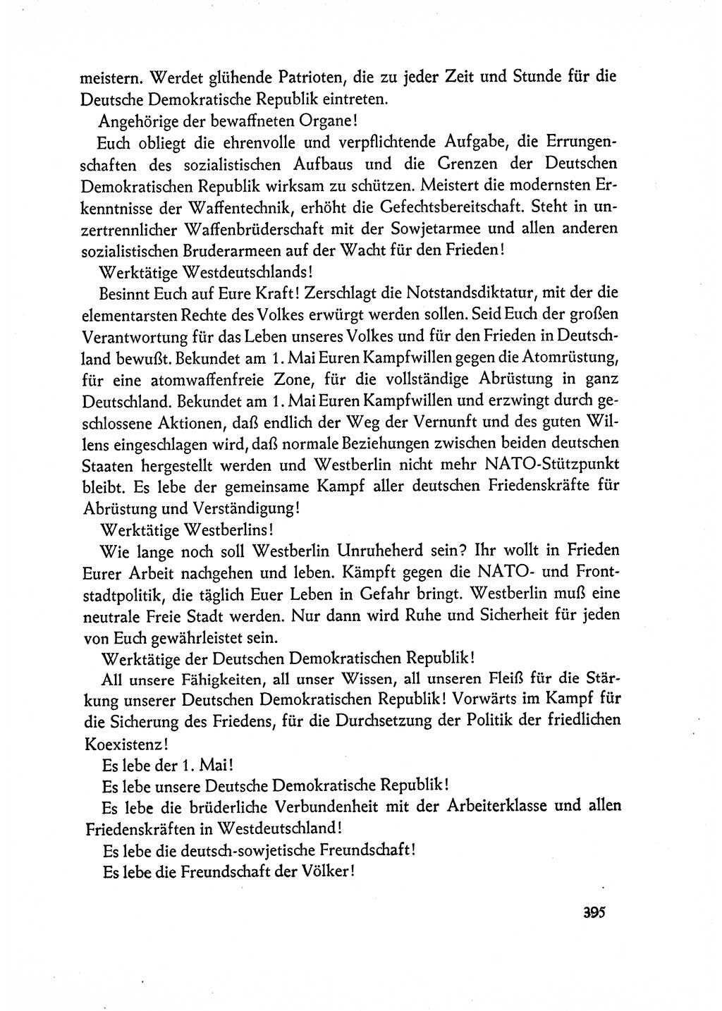 Dokumente der Sozialistischen Einheitspartei Deutschlands (SED) [Deutsche Demokratische Republik (DDR)] 1962-1963, Seite 395 (Dok. SED DDR 1962-1963, S. 395)