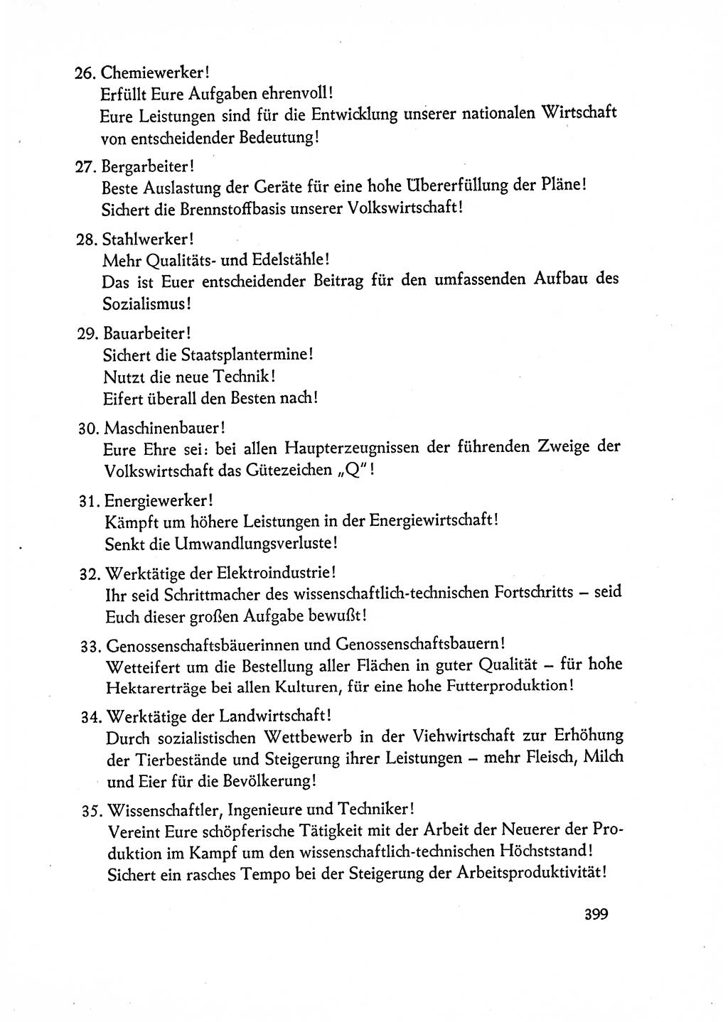 Dokumente der Sozialistischen Einheitspartei Deutschlands (SED) [Deutsche Demokratische Republik (DDR)] 1962-1963, Seite 399 (Dok. SED DDR 1962-1963, S. 399)