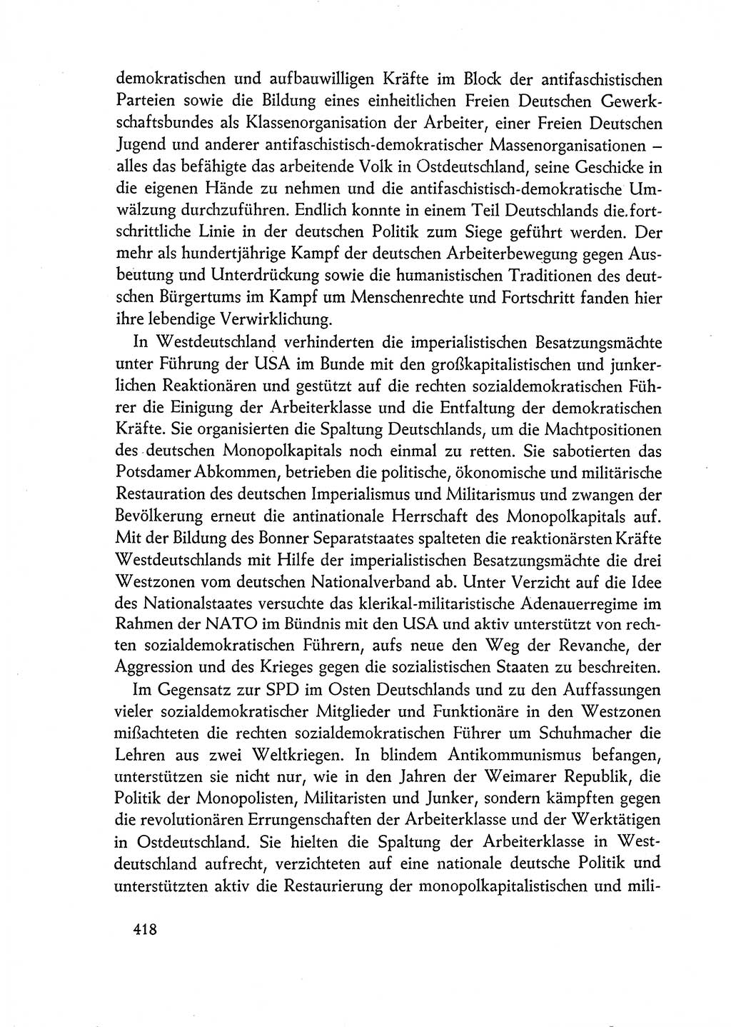 Dokumente der Sozialistischen Einheitspartei Deutschlands (SED) [Deutsche Demokratische Republik (DDR)] 1962-1963, Seite 418 (Dok. SED DDR 1962-1963, S. 418)