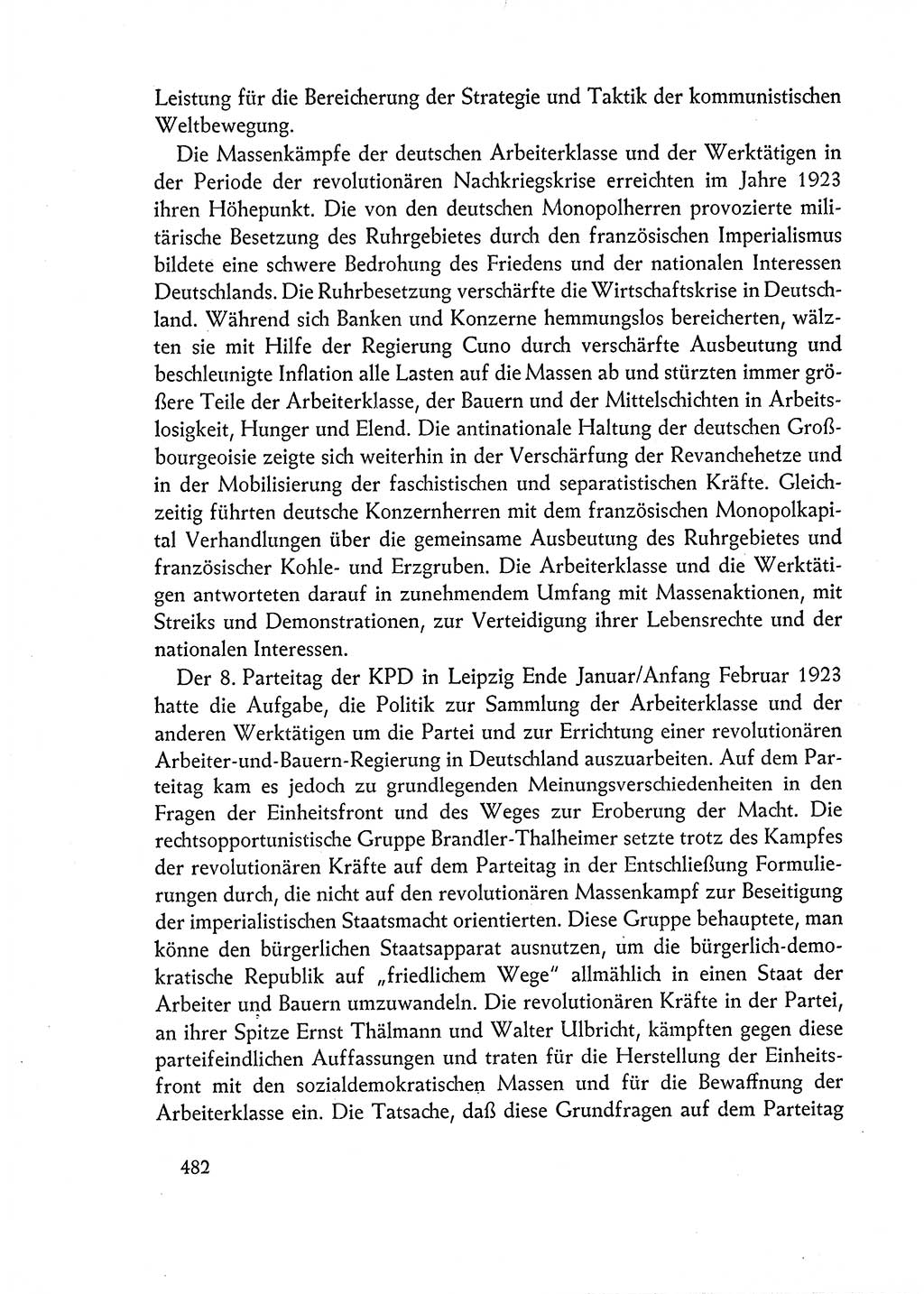Dokumente der Sozialistischen Einheitspartei Deutschlands (SED) [Deutsche Demokratische Republik (DDR)] 1962-1963, Seite 482 (Dok. SED DDR 1962-1963, S. 482)