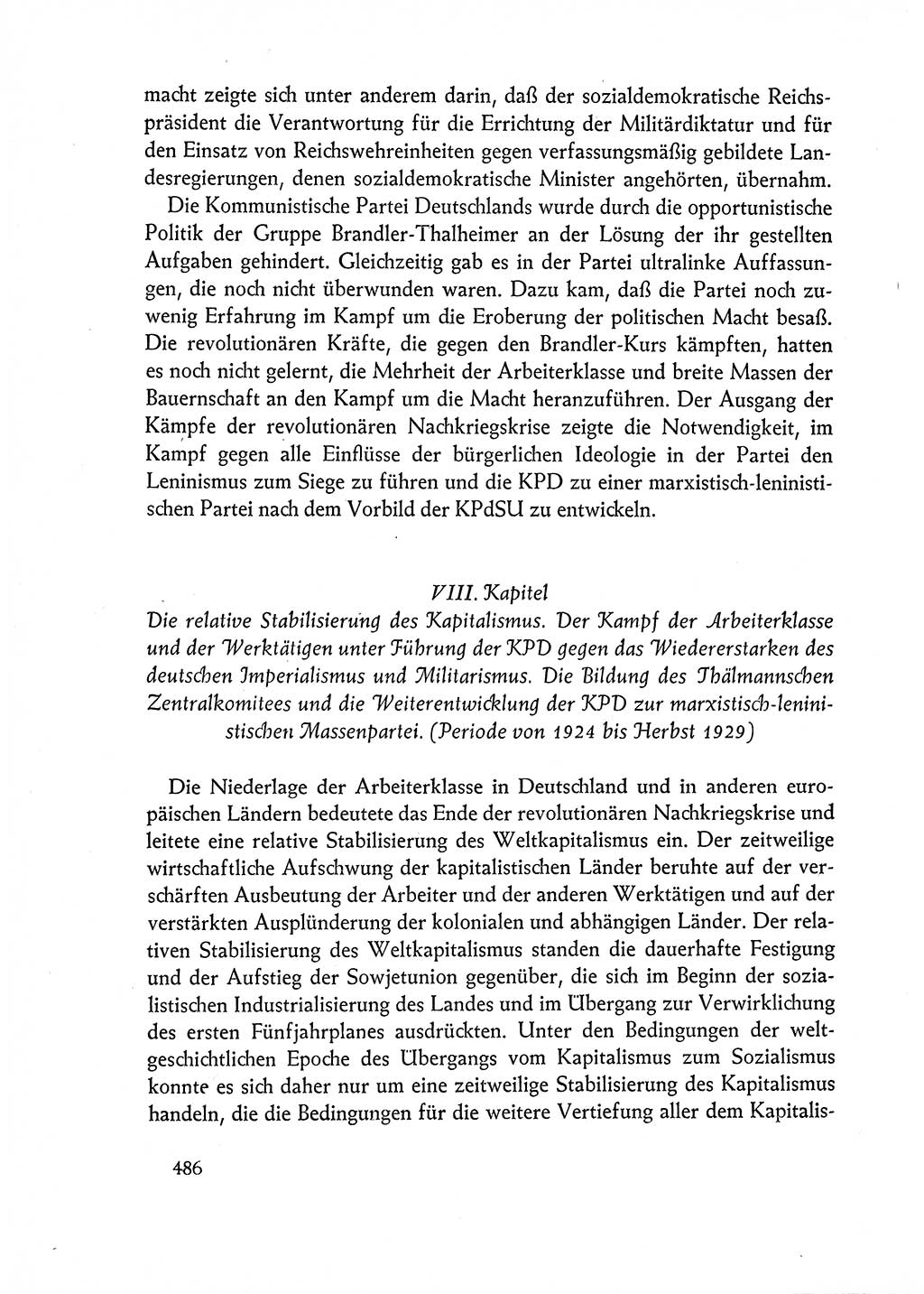 Dokumente der Sozialistischen Einheitspartei Deutschlands (SED) [Deutsche Demokratische Republik (DDR)] 1962-1963, Seite 486 (Dok. SED DDR 1962-1963, S. 486)