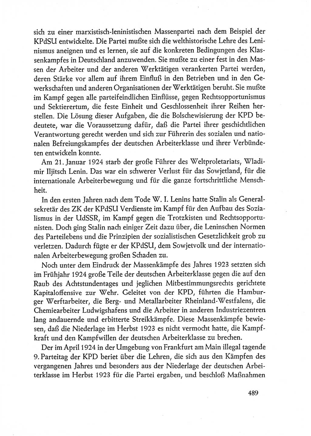 Dokumente der Sozialistischen Einheitspartei Deutschlands (SED) [Deutsche Demokratische Republik (DDR)] 1962-1963, Seite 489 (Dok. SED DDR 1962-1963, S. 489)