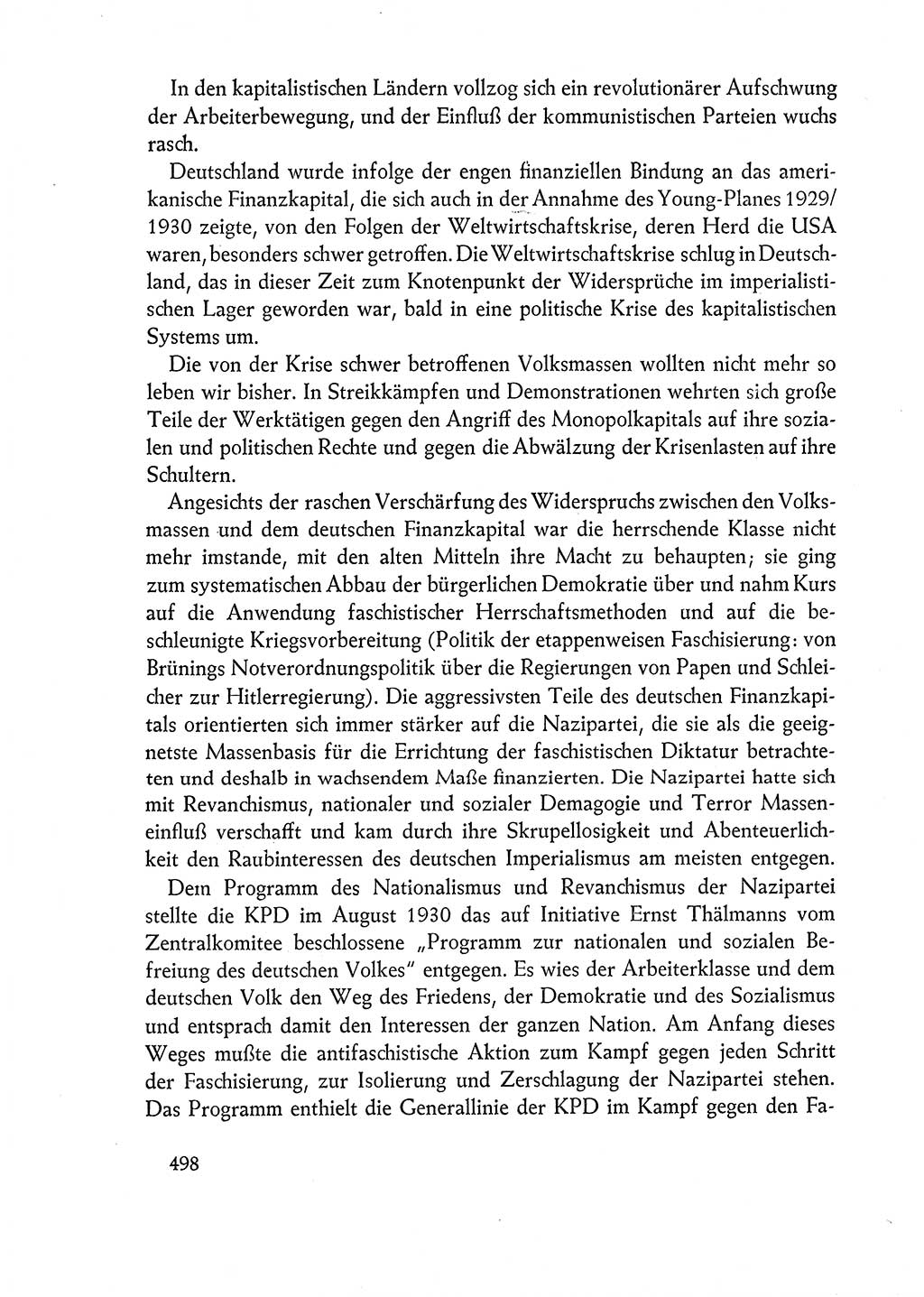 Dokumente der Sozialistischen Einheitspartei Deutschlands (SED) [Deutsche Demokratische Republik (DDR)] 1962-1963, Seite 498 (Dok. SED DDR 1962-1963, S. 498)
