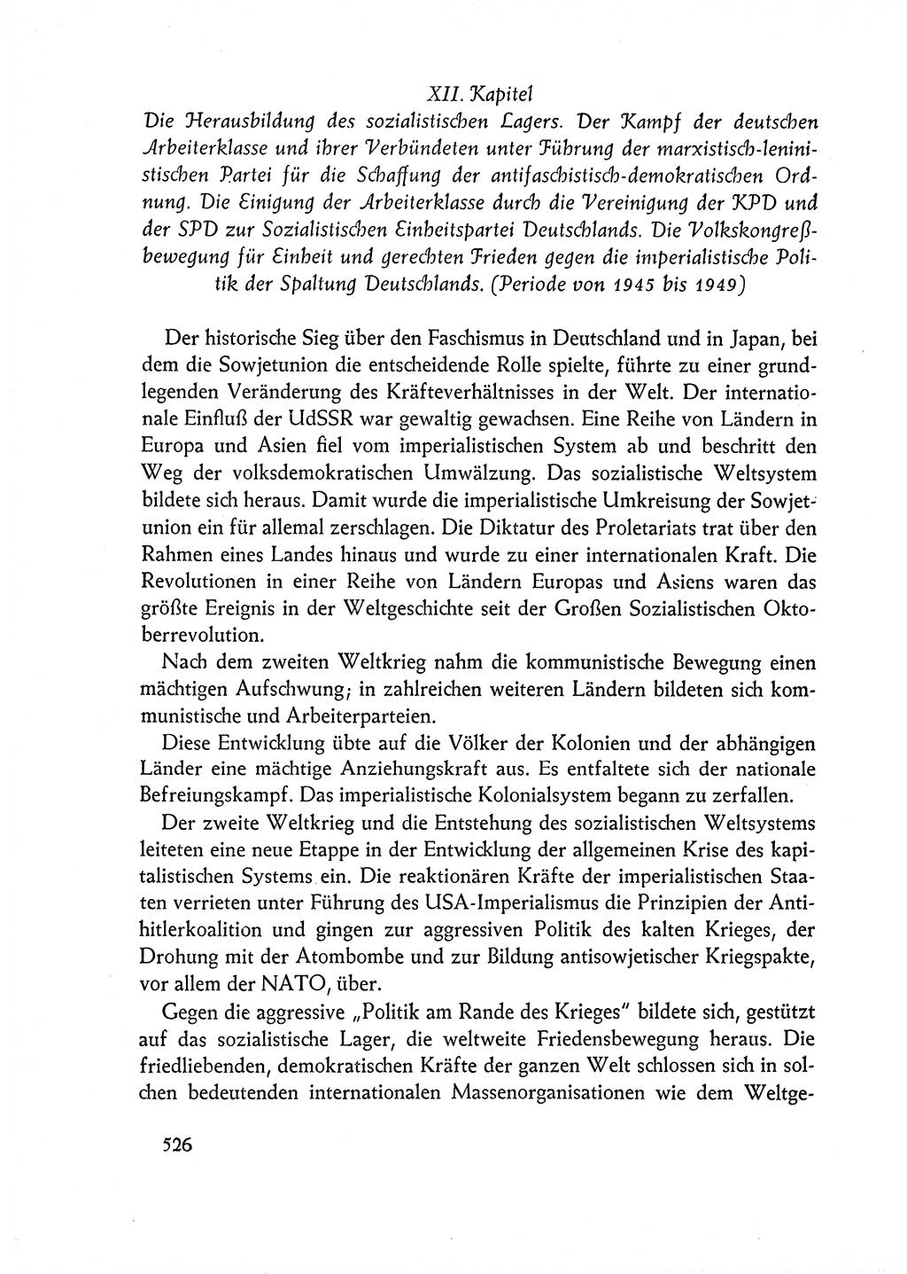 Dokumente der Sozialistischen Einheitspartei Deutschlands (SED) [Deutsche Demokratische Republik (DDR)] 1962-1963, Seite 526 (Dok. SED DDR 1962-1963, S. 526)