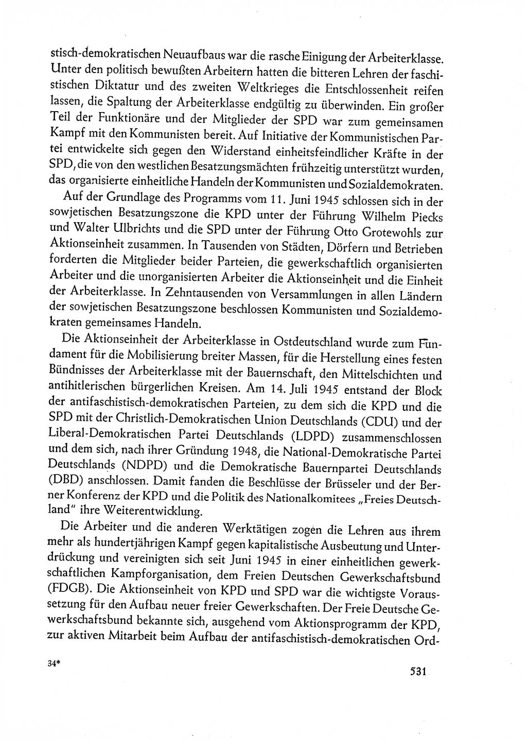 Dokumente der Sozialistischen Einheitspartei Deutschlands (SED) [Deutsche Demokratische Republik (DDR)] 1962-1963, Seite 531 (Dok. SED DDR 1962-1963, S. 531)