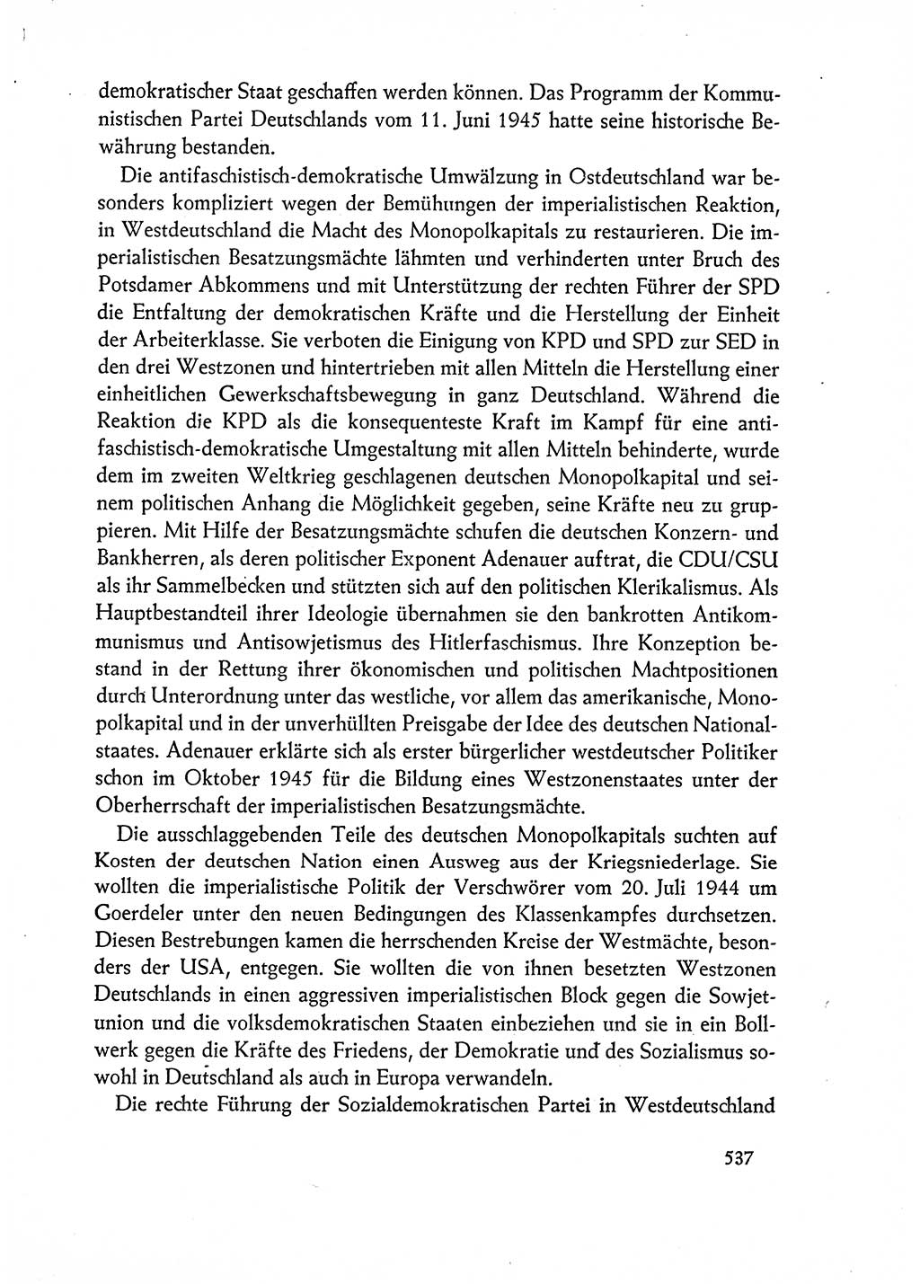 Dokumente der Sozialistischen Einheitspartei Deutschlands (SED) [Deutsche Demokratische Republik (DDR)] 1962-1963, Seite 537 (Dok. SED DDR 1962-1963, S. 537)