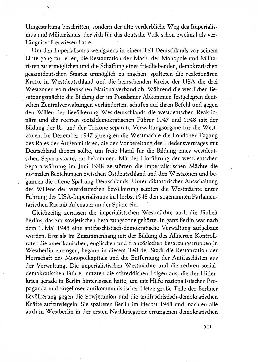 Dokumente der Sozialistischen Einheitspartei Deutschlands (SED) [Deutsche Demokratische Republik (DDR)] 1962-1963, Seite 541 (Dok. SED DDR 1962-1963, S. 541)