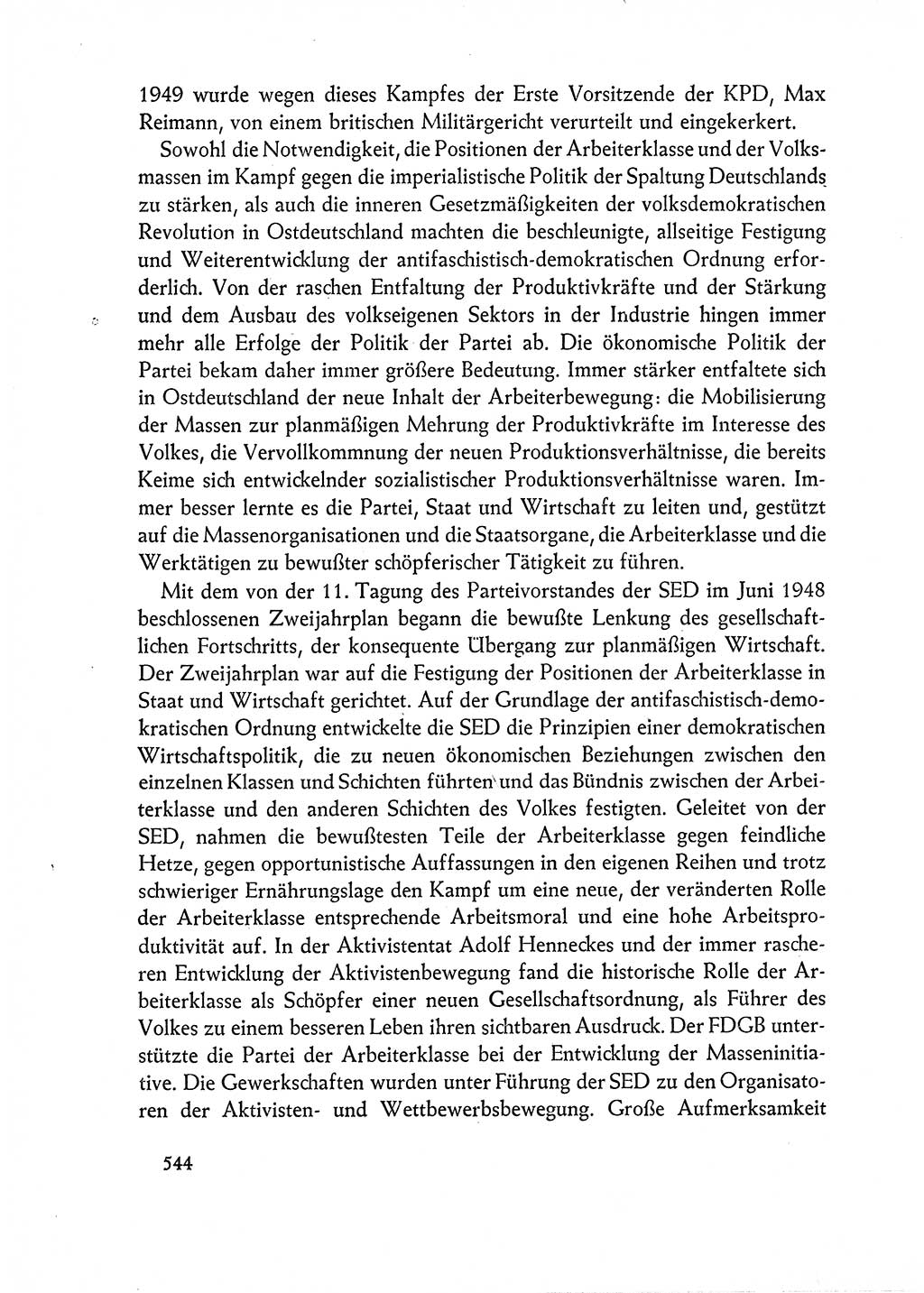 Dokumente der Sozialistischen Einheitspartei Deutschlands (SED) [Deutsche Demokratische Republik (DDR)] 1962-1963, Seite 544 (Dok. SED DDR 1962-1963, S. 544)