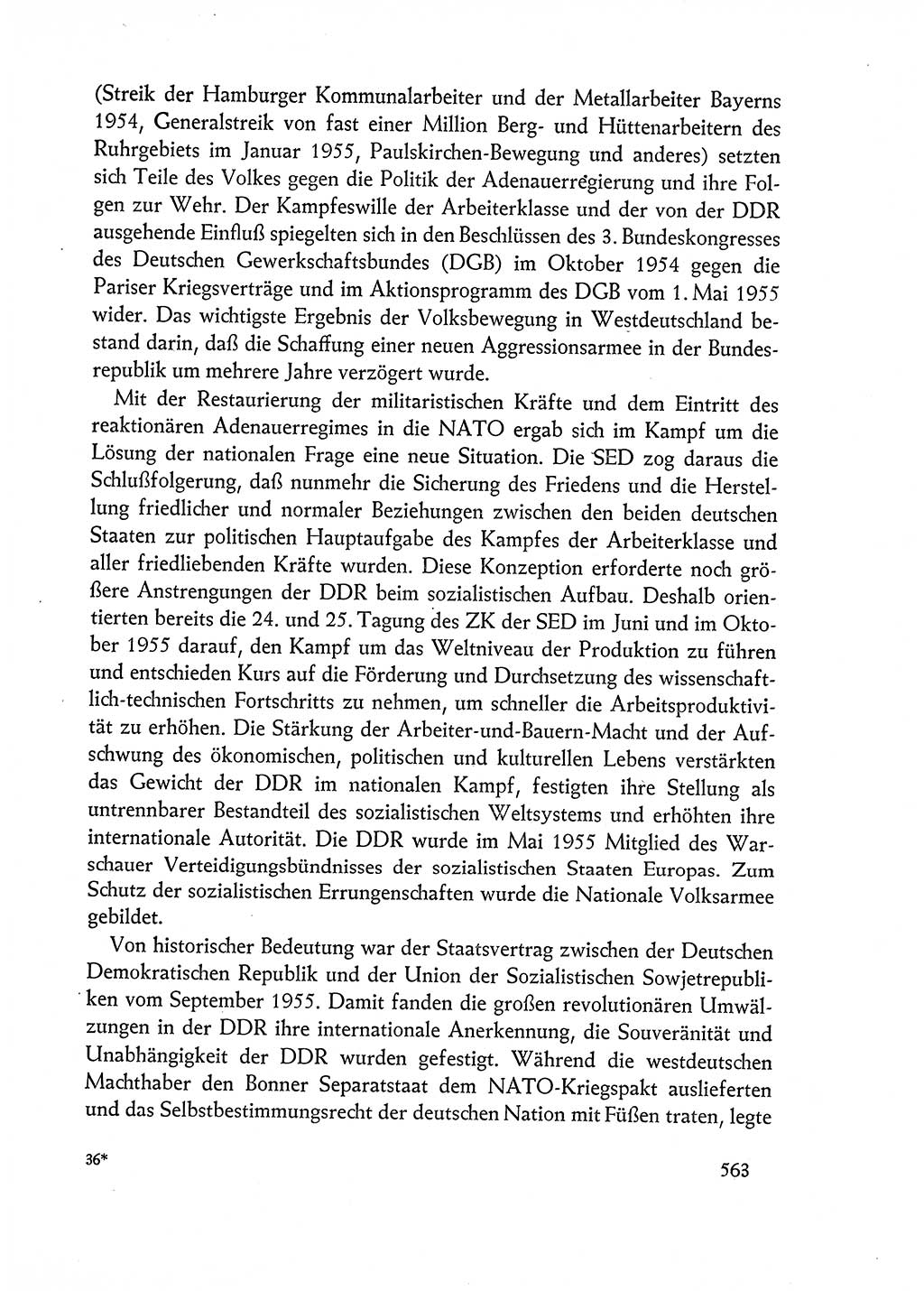 Dokumente der Sozialistischen Einheitspartei Deutschlands (SED) [Deutsche Demokratische Republik (DDR)] 1962-1963, Seite 563 (Dok. SED DDR 1962-1963, S. 563)