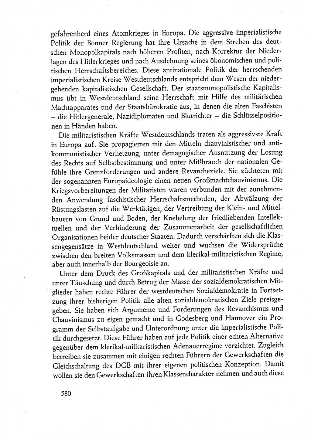 Dokumente der Sozialistischen Einheitspartei Deutschlands (SED) [Deutsche Demokratische Republik (DDR)] 1962-1963, Seite 580 (Dok. SED DDR 1962-1963, S. 580)