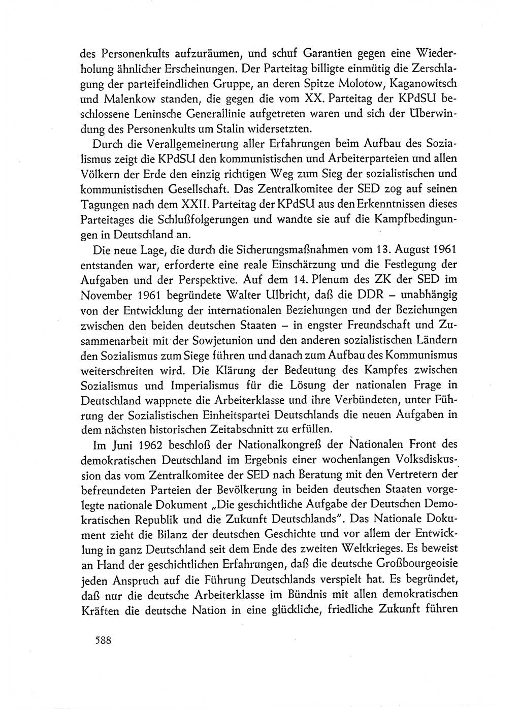 Dokumente der Sozialistischen Einheitspartei Deutschlands (SED) [Deutsche Demokratische Republik (DDR)] 1962-1963, Seite 588 (Dok. SED DDR 1962-1963, S. 588)