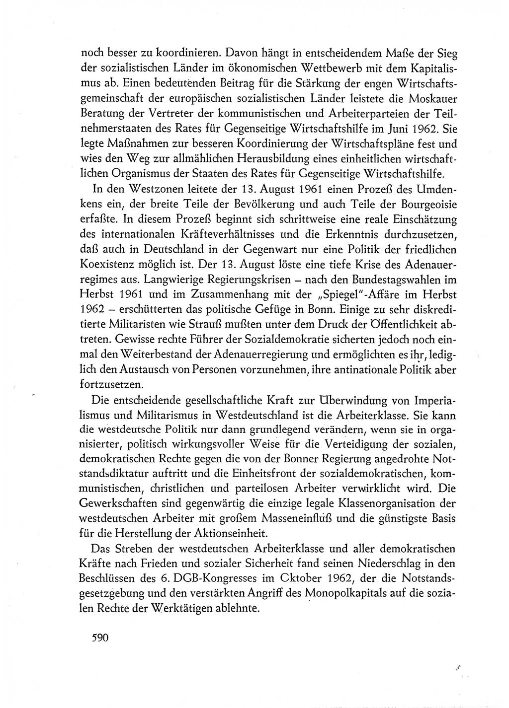 Dokumente der Sozialistischen Einheitspartei Deutschlands (SED) [Deutsche Demokratische Republik (DDR)] 1962-1963, Seite 590 (Dok. SED DDR 1962-1963, S. 590)