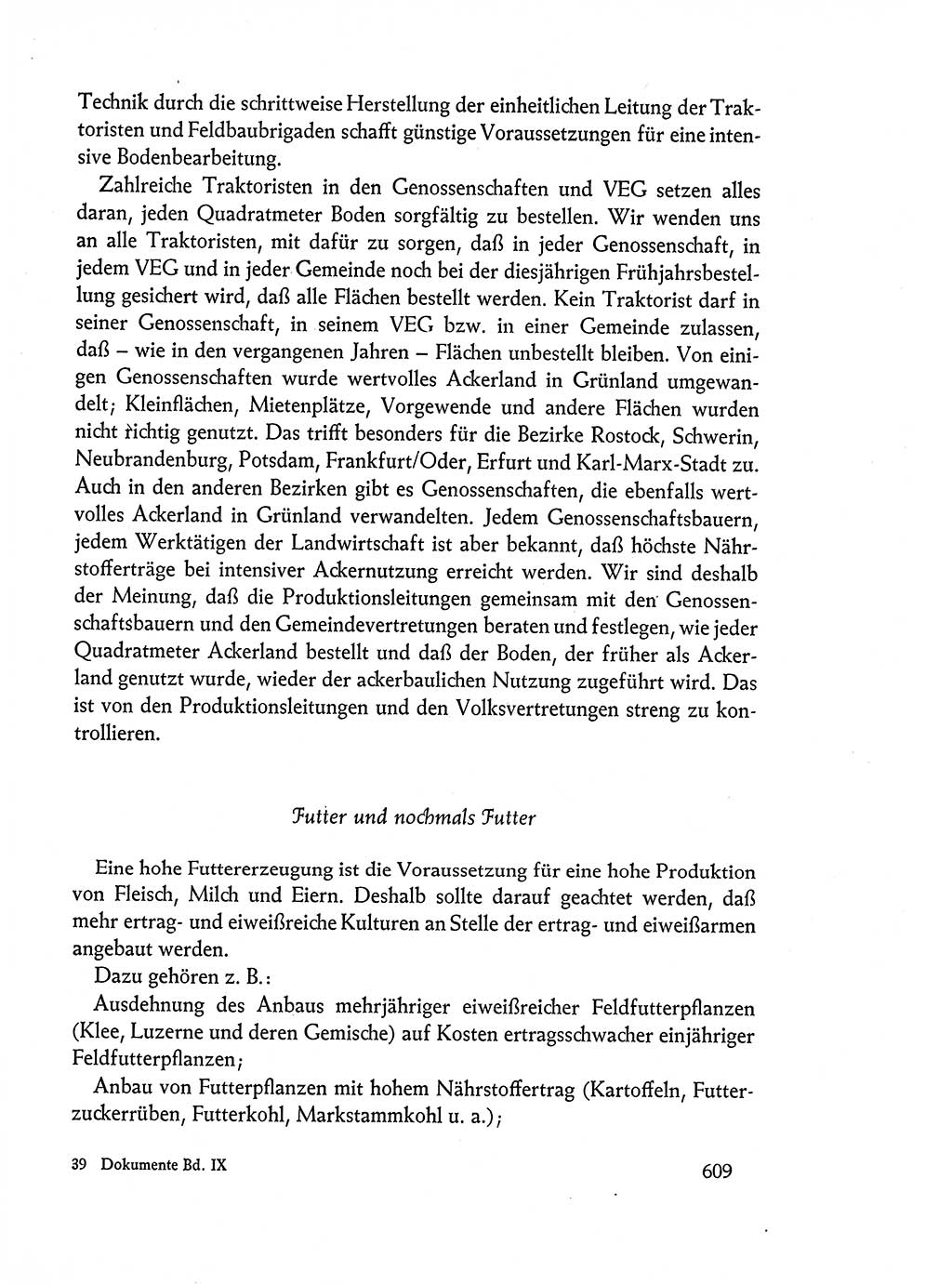 Dokumente der Sozialistischen Einheitspartei Deutschlands (SED) [Deutsche Demokratische Republik (DDR)] 1962-1963, Seite 609 (Dok. SED DDR 1962-1963, S. 609)