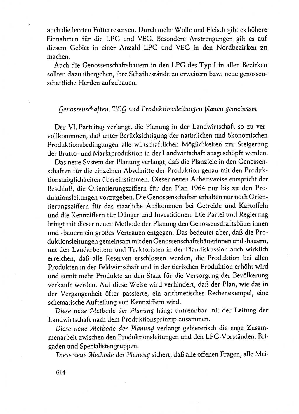 Dokumente der Sozialistischen Einheitspartei Deutschlands (SED) [Deutsche Demokratische Republik (DDR)] 1962-1963, Seite 614 (Dok. SED DDR 1962-1963, S. 614)