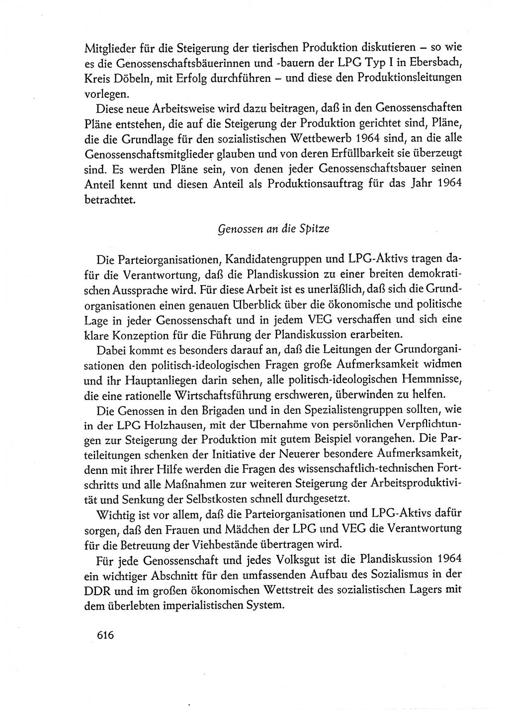 Dokumente der Sozialistischen Einheitspartei Deutschlands (SED) [Deutsche Demokratische Republik (DDR)] 1962-1963, Seite 616 (Dok. SED DDR 1962-1963, S. 616)