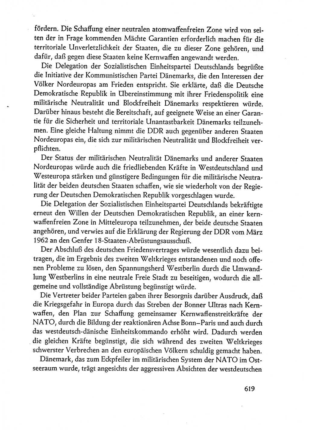 Dokumente der Sozialistischen Einheitspartei Deutschlands (SED) [Deutsche Demokratische Republik (DDR)] 1962-1963, Seite 619 (Dok. SED DDR 1962-1963, S. 619)