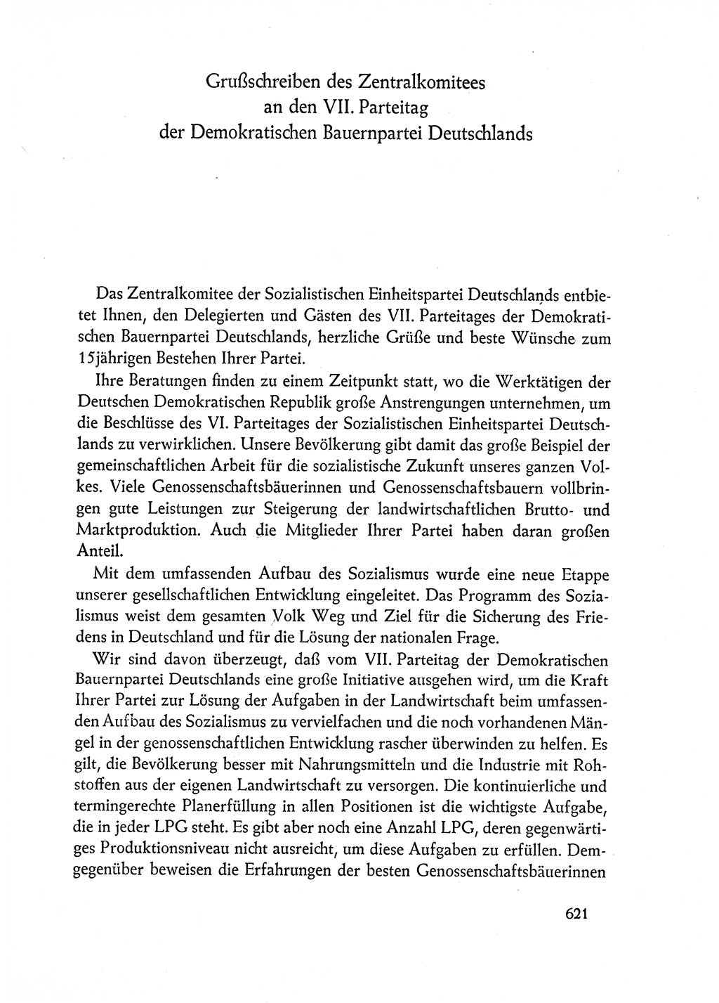 Dokumente der Sozialistischen Einheitspartei Deutschlands (SED) [Deutsche Demokratische Republik (DDR)] 1962-1963, Seite 621 (Dok. SED DDR 1962-1963, S. 621)