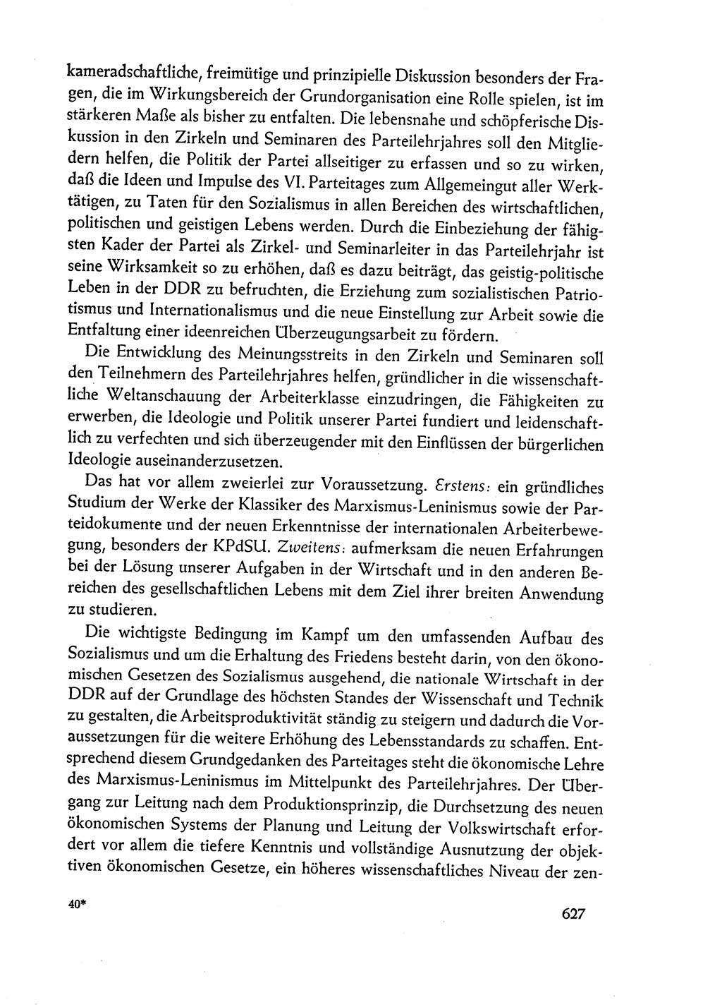 Dokumente der Sozialistischen Einheitspartei Deutschlands (SED) [Deutsche Demokratische Republik (DDR)] 1962-1963, Seite 627 (Dok. SED DDR 1962-1963, S. 627)