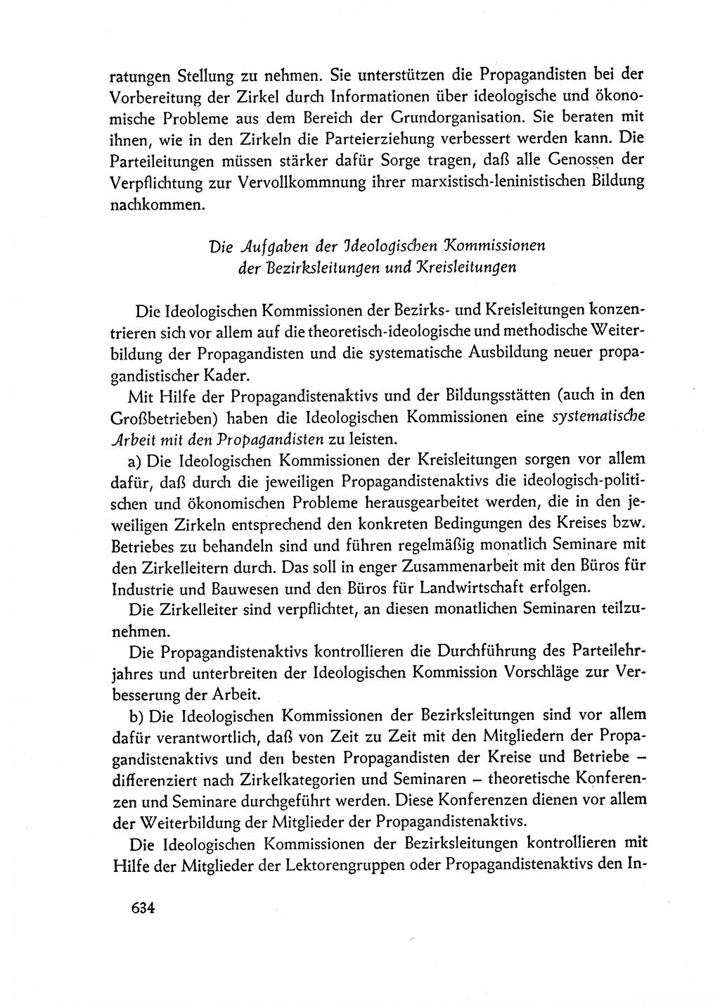 Dokumente der Sozialistischen Einheitspartei Deutschlands (SED) [Deutsche Demokratische Republik (DDR)] 1962-1963, Seite 634 (Dok. SED DDR 1962-1963, S. 634)