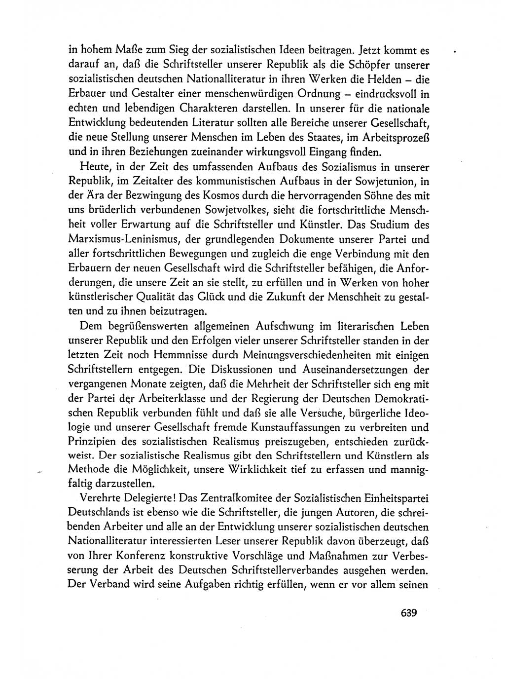 Dokumente der Sozialistischen Einheitspartei Deutschlands (SED) [Deutsche Demokratische Republik (DDR)] 1962-1963, Seite 639 (Dok. SED DDR 1962-1963, S. 639)