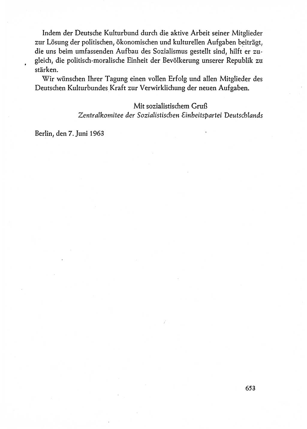 Dokumente der Sozialistischen Einheitspartei Deutschlands (SED) [Deutsche Demokratische Republik (DDR)] 1962-1963, Seite 653 (Dok. SED DDR 1962-1963, S. 653)