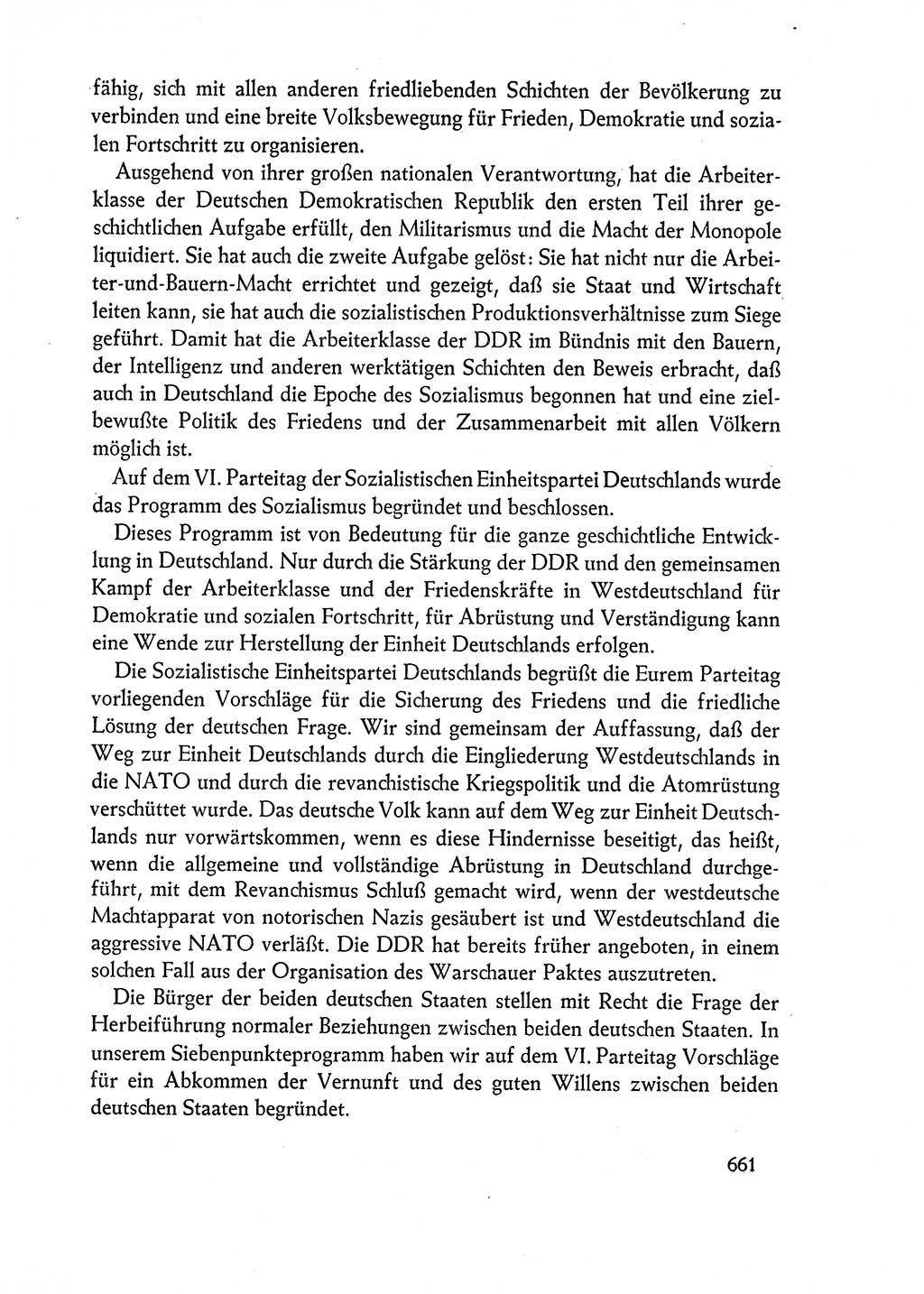 Dokumente der Sozialistischen Einheitspartei Deutschlands (SED) [Deutsche Demokratische Republik (DDR)] 1962-1963, Seite 661 (Dok. SED DDR 1962-1963, S. 661)