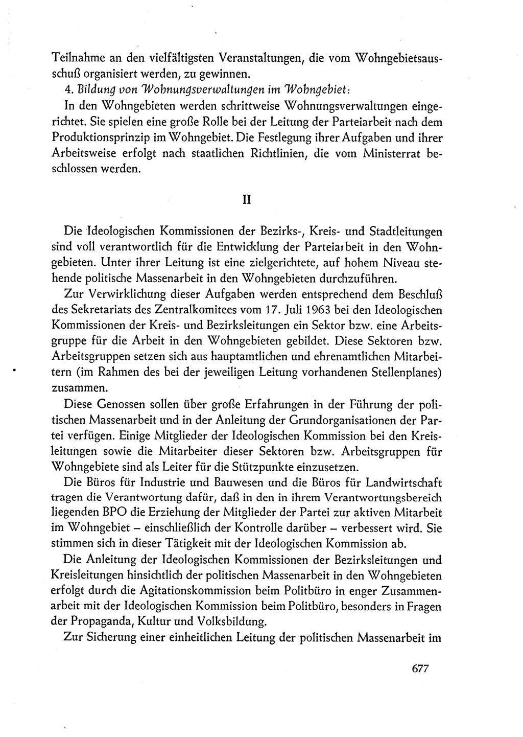 Dokumente der Sozialistischen Einheitspartei Deutschlands (SED) [Deutsche Demokratische Republik (DDR)] 1962-1963, Seite 677 (Dok. SED DDR 1962-1963, S. 677)