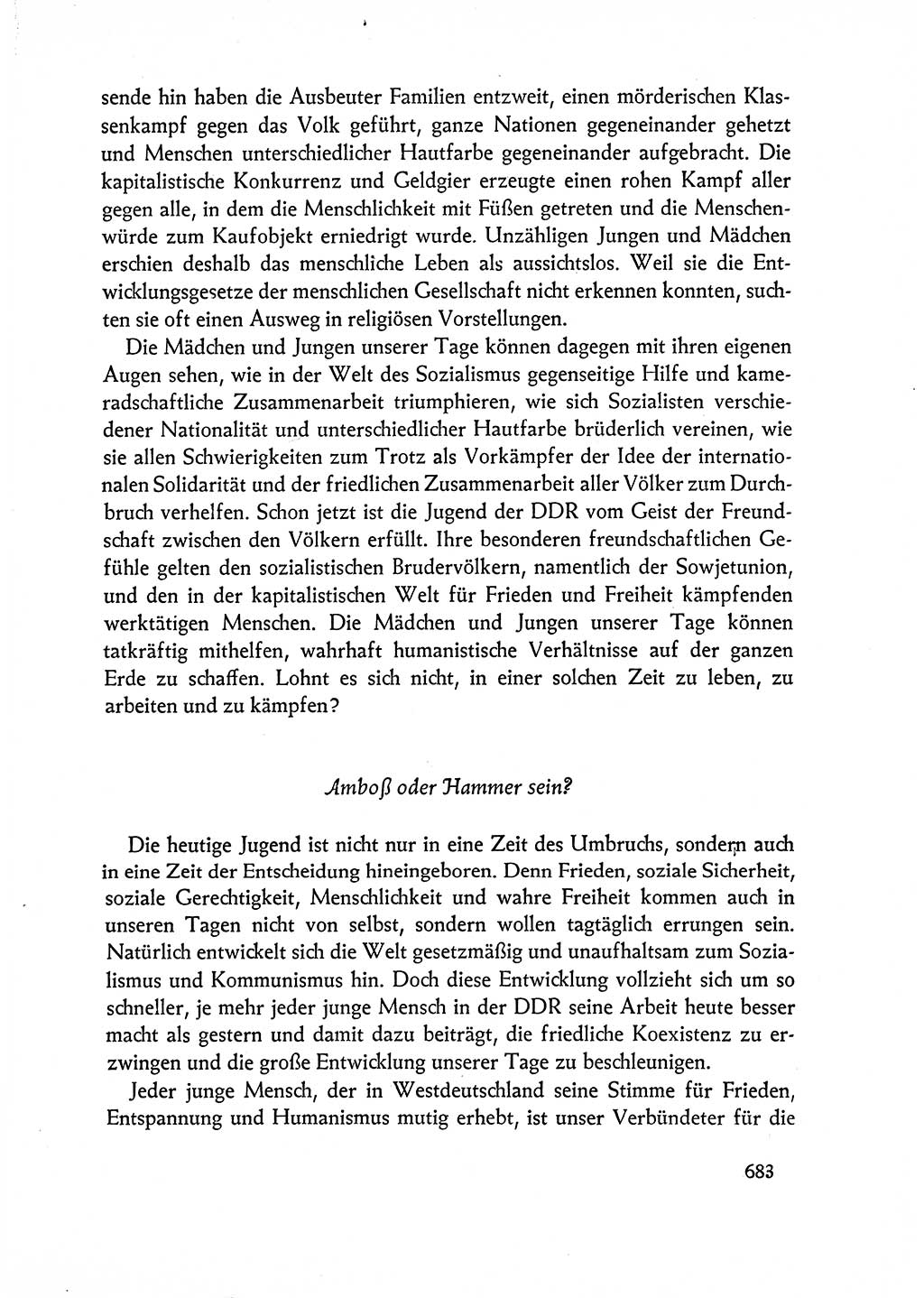 Dokumente der Sozialistischen Einheitspartei Deutschlands (SED) [Deutsche Demokratische Republik (DDR)] 1962-1963, Seite 683 (Dok. SED DDR 1962-1963, S. 683)