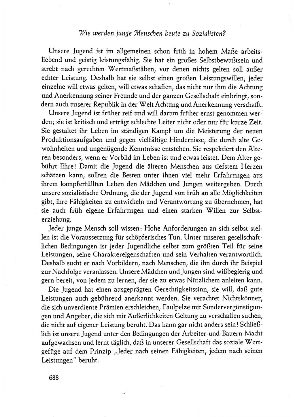 Dokumente der Sozialistischen Einheitspartei Deutschlands (SED) [Deutsche Demokratische Republik (DDR)] 1962-1963, Seite 688 (Dok. SED DDR 1962-1963, S. 688)