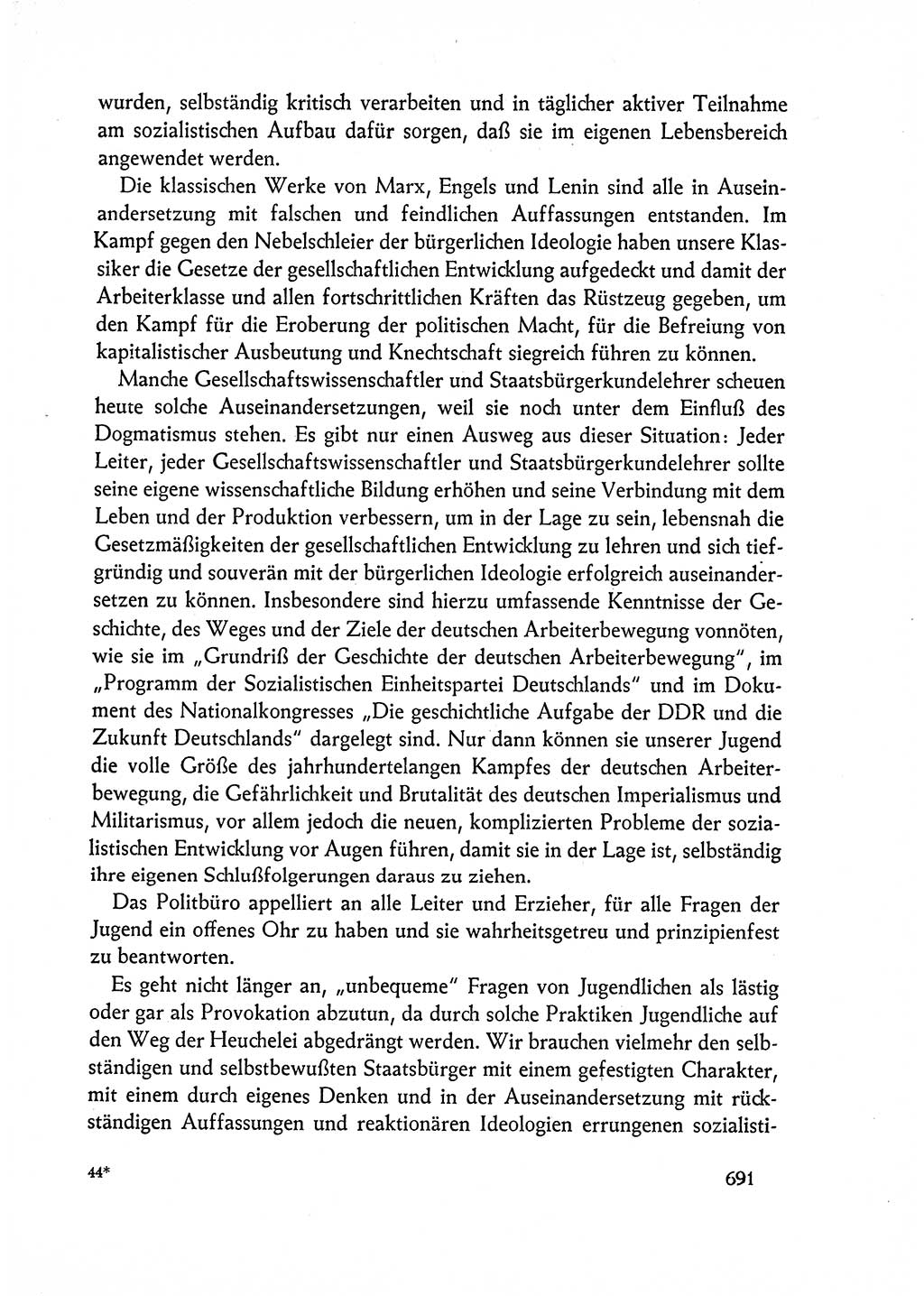 Dokumente der Sozialistischen Einheitspartei Deutschlands (SED) [Deutsche Demokratische Republik (DDR)] 1962-1963, Seite 691 (Dok. SED DDR 1962-1963, S. 691)