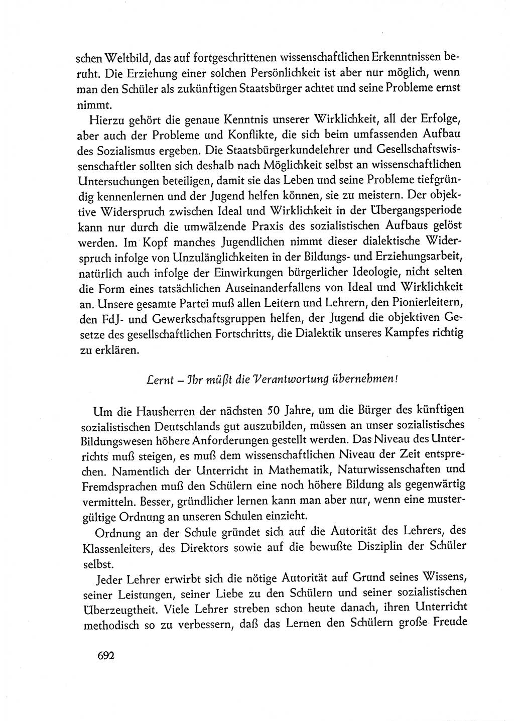 Dokumente der Sozialistischen Einheitspartei Deutschlands (SED) [Deutsche Demokratische Republik (DDR)] 1962-1963, Seite 692 (Dok. SED DDR 1962-1963, S. 692)