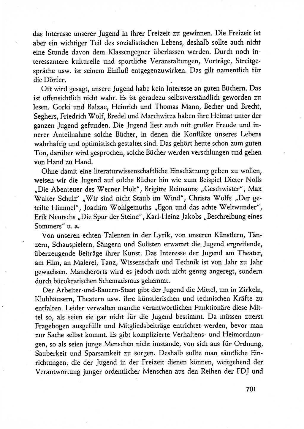 Dokumente der Sozialistischen Einheitspartei Deutschlands (SED) [Deutsche Demokratische Republik (DDR)] 1962-1963, Seite 701 (Dok. SED DDR 1962-1963, S. 701)