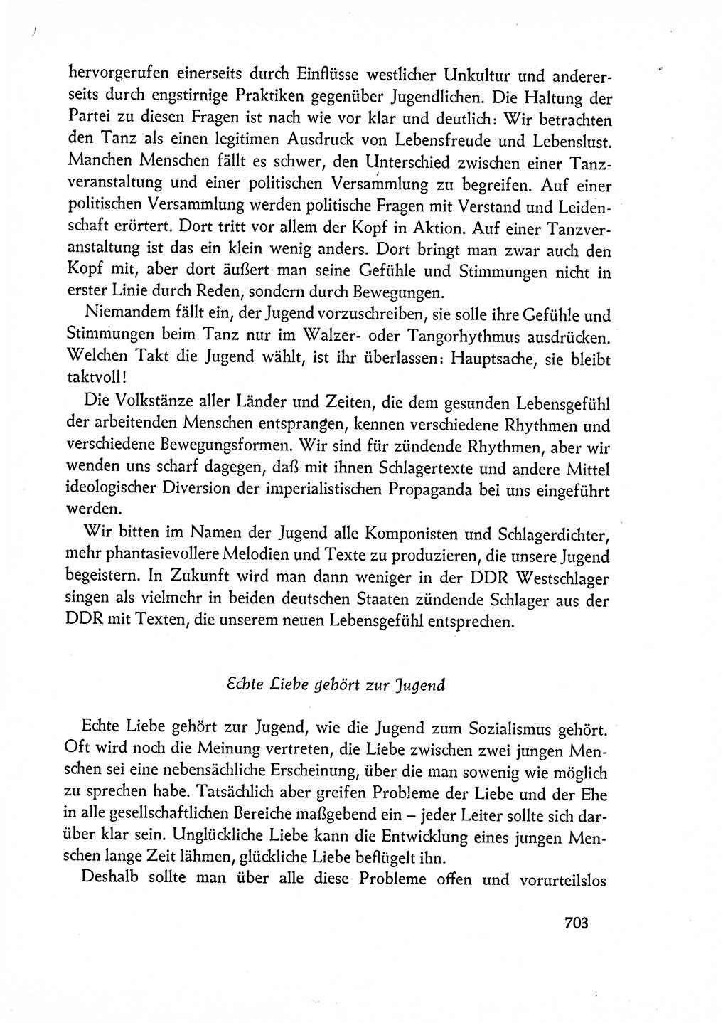 Dokumente der Sozialistischen Einheitspartei Deutschlands (SED) [Deutsche Demokratische Republik (DDR)] 1962-1963, Seite 703 (Dok. SED DDR 1962-1963, S. 703)