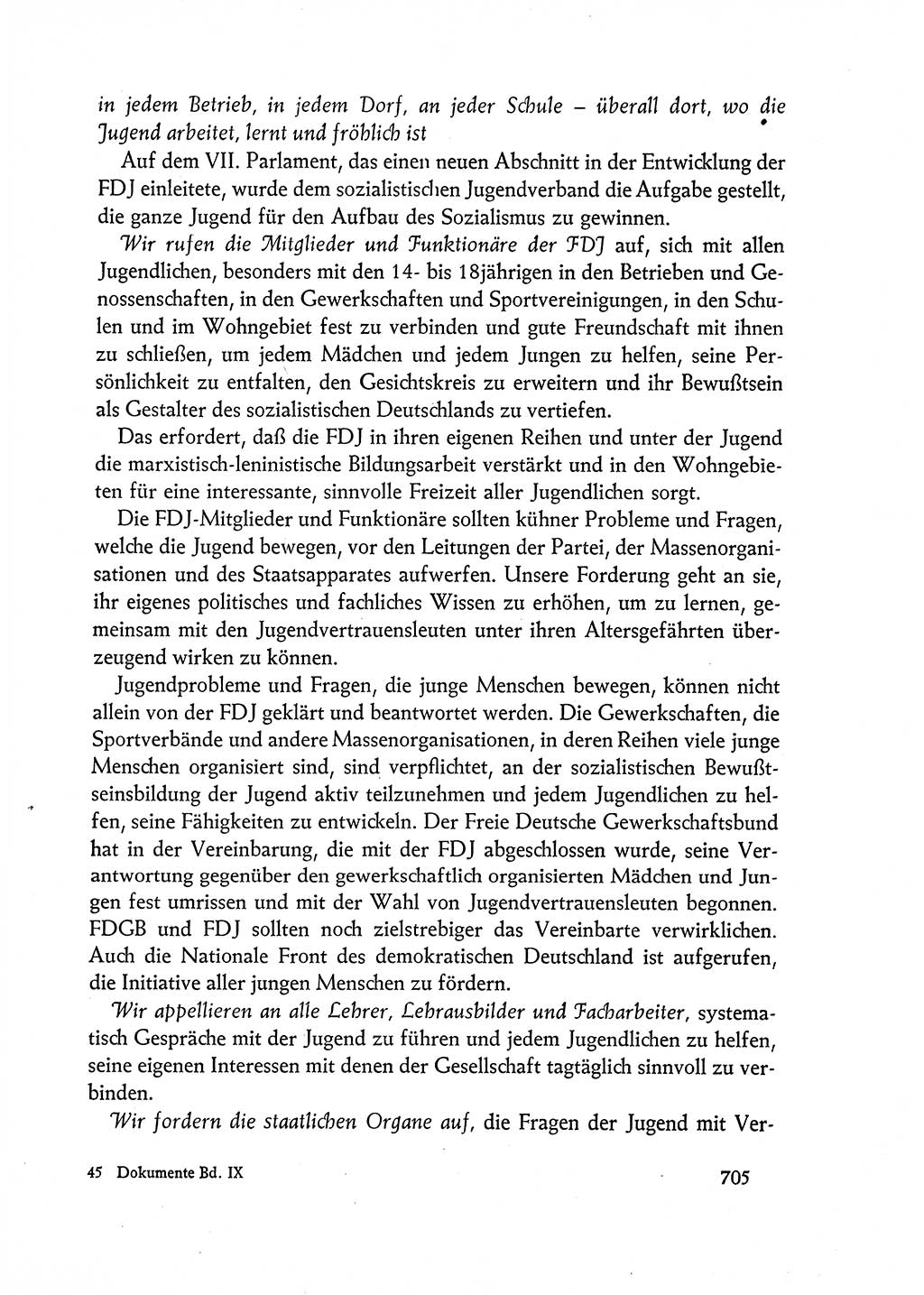 Dokumente der Sozialistischen Einheitspartei Deutschlands (SED) [Deutsche Demokratische Republik (DDR)] 1962-1963, Seite 705 (Dok. SED DDR 1962-1963, S. 705)