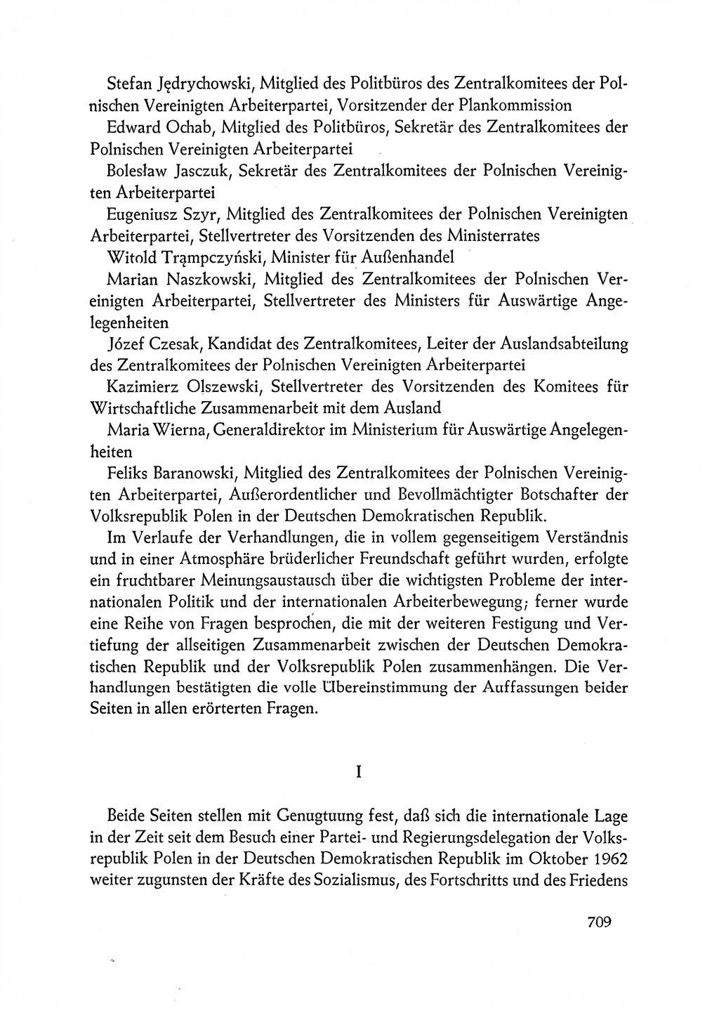 Dokumente der Sozialistischen Einheitspartei Deutschlands (SED) [Deutsche Demokratische Republik (DDR)] 1962-1963, Seite 709 (Dok. SED DDR 1962-1963, S. 709)