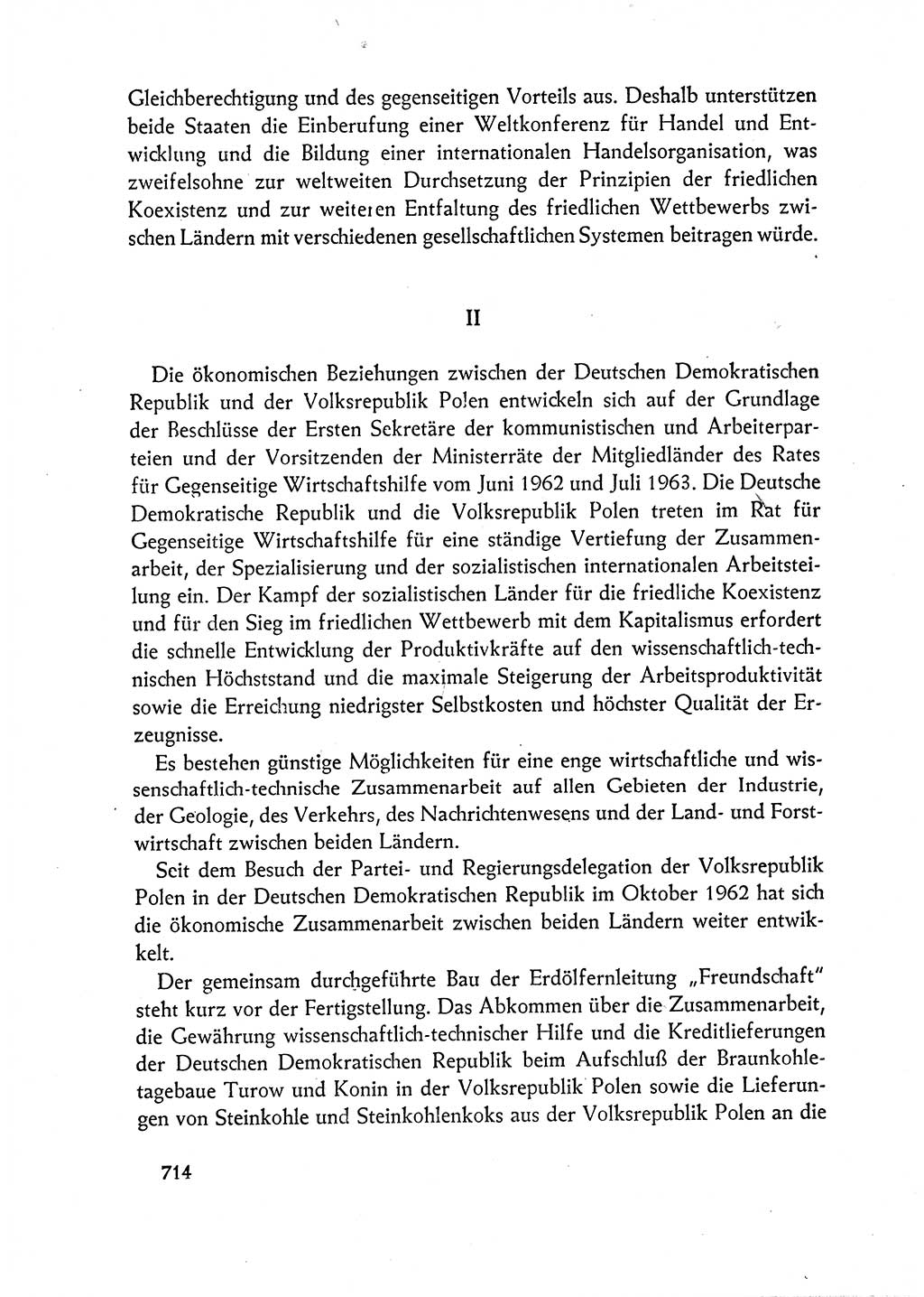 Dokumente der Sozialistischen Einheitspartei Deutschlands (SED) [Deutsche Demokratische Republik (DDR)] 1962-1963, Seite 714 (Dok. SED DDR 1962-1963, S. 714)