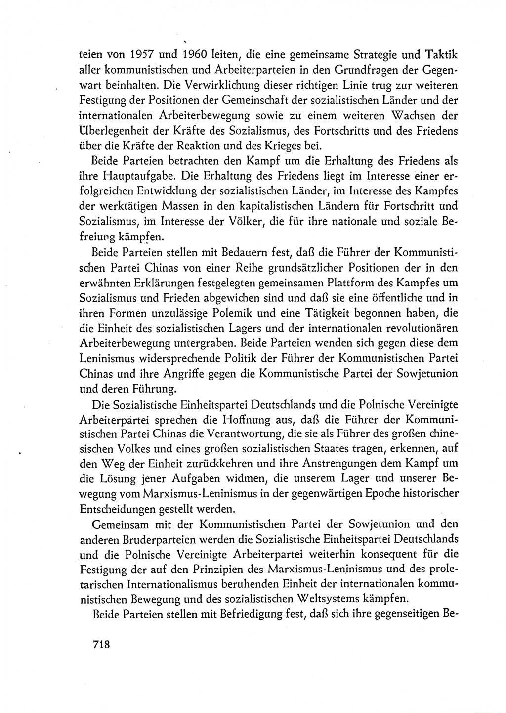 Dokumente der Sozialistischen Einheitspartei Deutschlands (SED) [Deutsche Demokratische Republik (DDR)] 1962-1963, Seite 718 (Dok. SED DDR 1962-1963, S. 718)