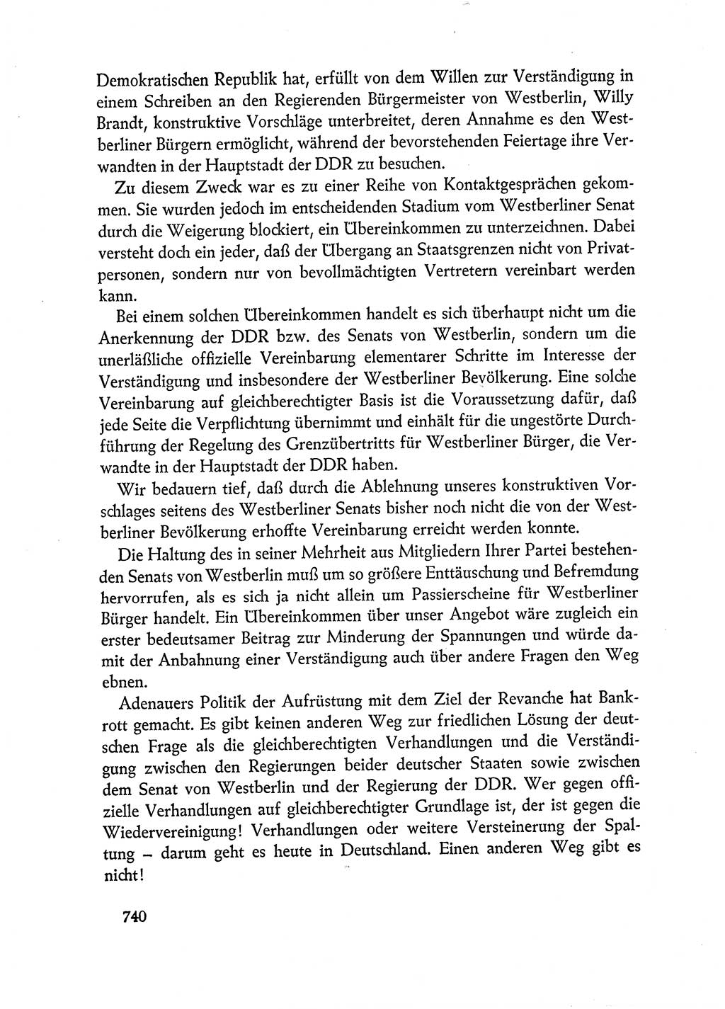 Dokumente der Sozialistischen Einheitspartei Deutschlands (SED) [Deutsche Demokratische Republik (DDR)] 1962-1963, Seite 740 (Dok. SED DDR 1962-1963, S. 740)