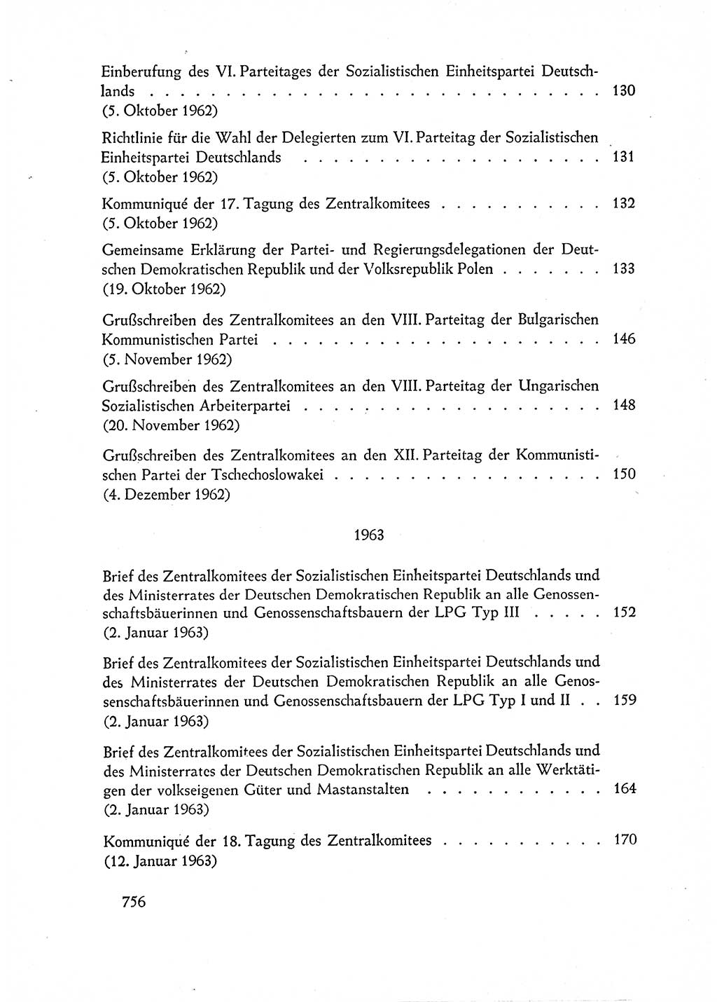 Dokumente der Sozialistischen Einheitspartei Deutschlands (SED) [Deutsche Demokratische Republik (DDR)] 1962-1963, Seite 756 (Dok. SED DDR 1962-1963, S. 756)