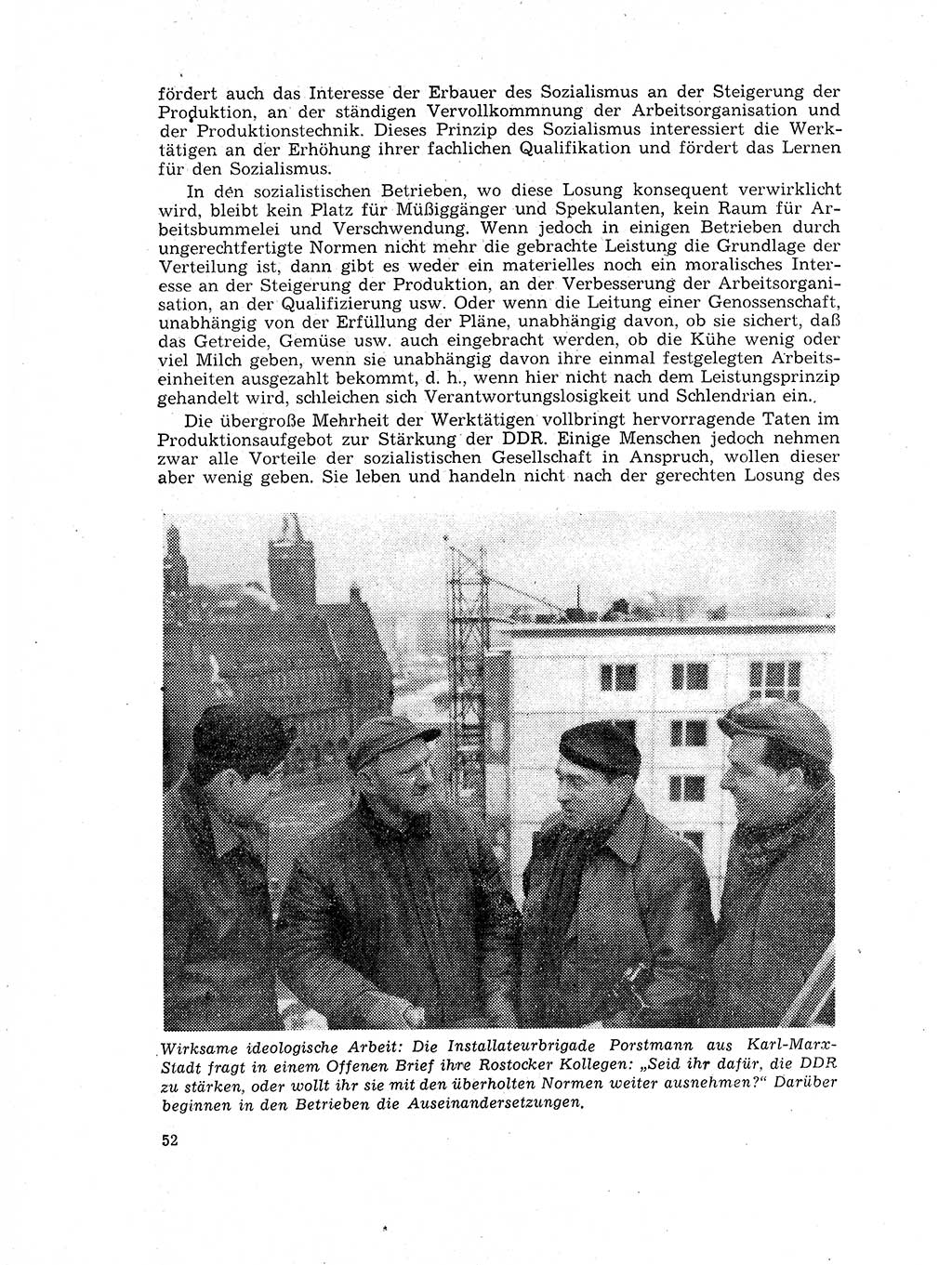 Neuer Weg (NW), Organ des Zentralkomitees (ZK) der SED (Sozialistische Einheitspartei Deutschlands) für Fragen des Parteilebens, 17. Jahrgang [Deutsche Demokratische Republik (DDR)] 1962, Seite 52 (NW ZK SED DDR 1962, S. 52)