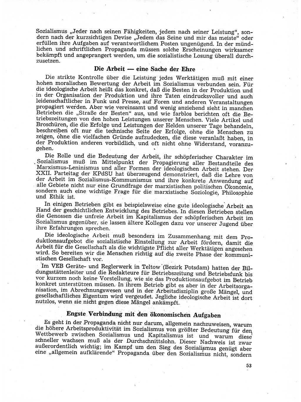 Neuer Weg (NW), Organ des Zentralkomitees (ZK) der SED (Sozialistische Einheitspartei Deutschlands) für Fragen des Parteilebens, 17. Jahrgang [Deutsche Demokratische Republik (DDR)] 1962, Seite 53 (NW ZK SED DDR 1962, S. 53)